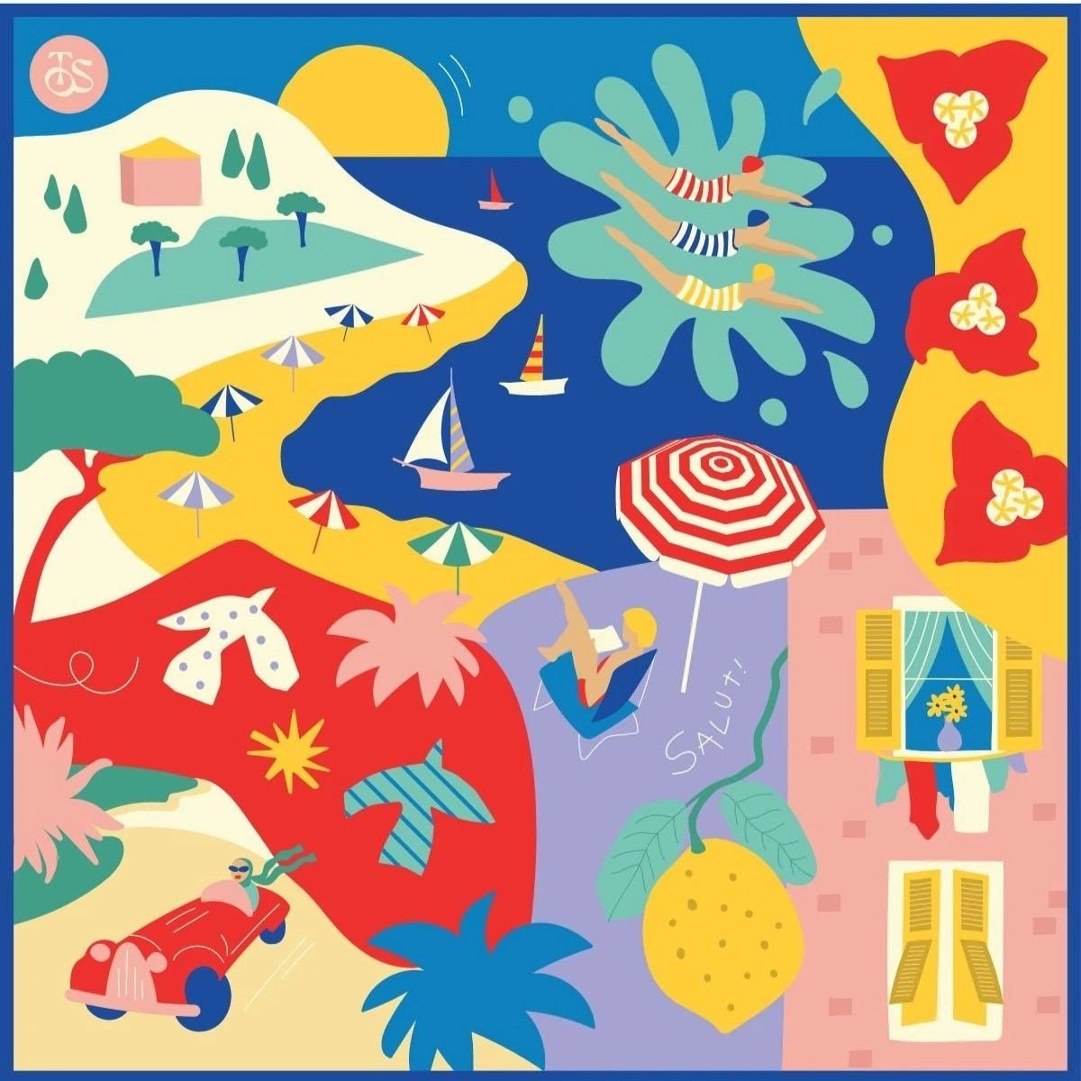 Cote d'Azur Pamuk Pareo