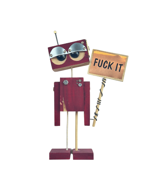FUCK IT Robot - Kırmızı