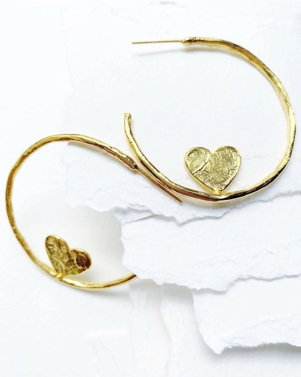 Heart Hoop Küpe