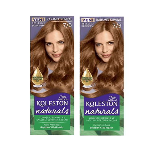 Naturals Saç Boyası 7/3 Karamel Kumral x 2 adet