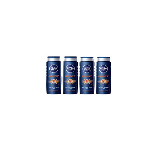 NIVEA Men Sports Duş Jeli 250 ml, x 4 adet