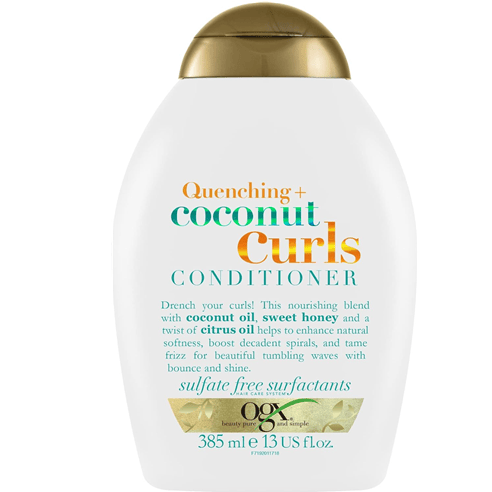 OGX bukleli saçlar için nemlendirici coconut curls sülfatsız bakım kremi (385 ml)