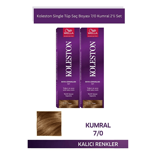 Single Tüp Boya 7/0 Kumral x 2 Adet