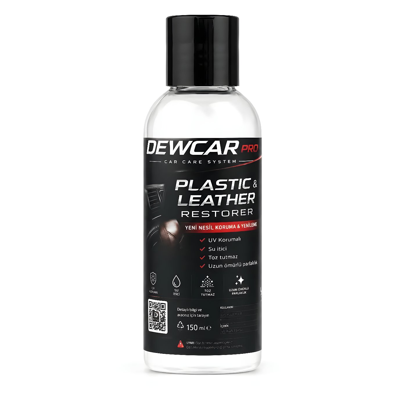 DEWCAR PRO | Premium Oto Bakım ve Koruma ÜrünleriPLASTİK & DERİ YENİLEYİCİ JEL