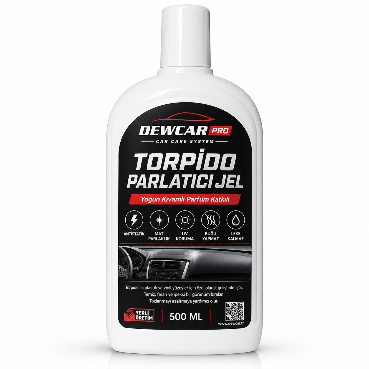 DEWCAR PRO | TORPİDO BAKIM JELİ 500 ML