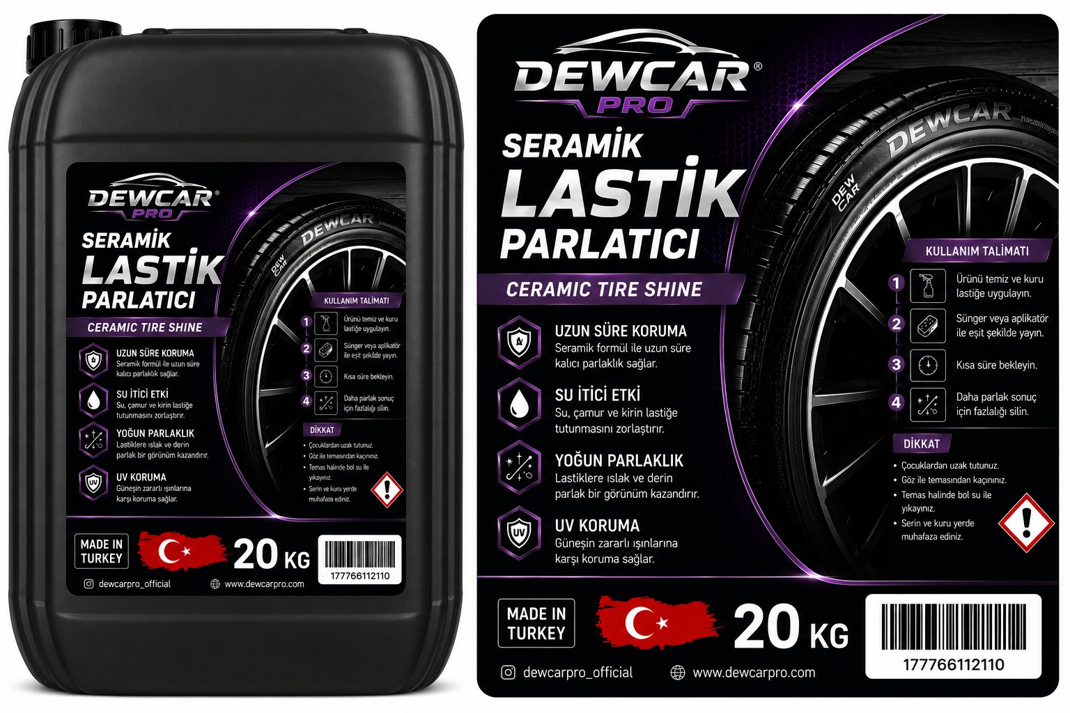 SERAMİK LASTİK PARLATICI 20 KG