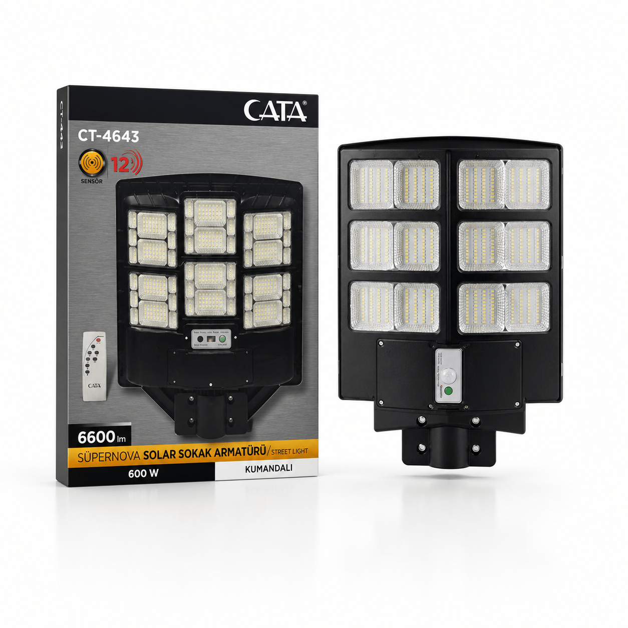 CATA CT-4643 Supernova Solar 600W 12 Saat Yanma Uzaktan Kumanda