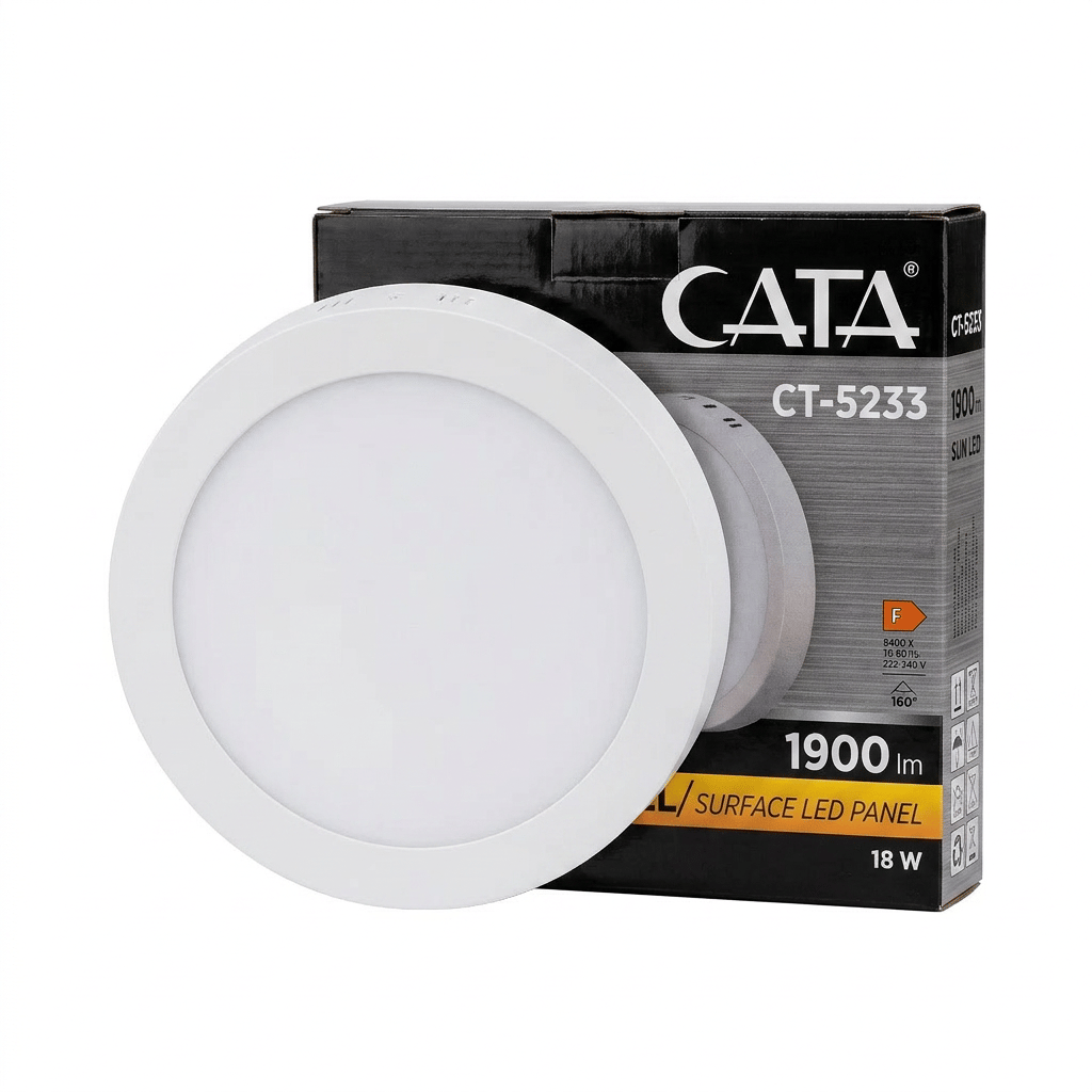 CATA CT-5233 LED Panel 18W Sıva Üstü 3200K