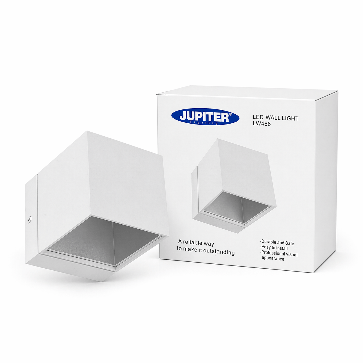 JUPITER LW468 S LED Aplik 6W 3000K Beyaz Gümüş