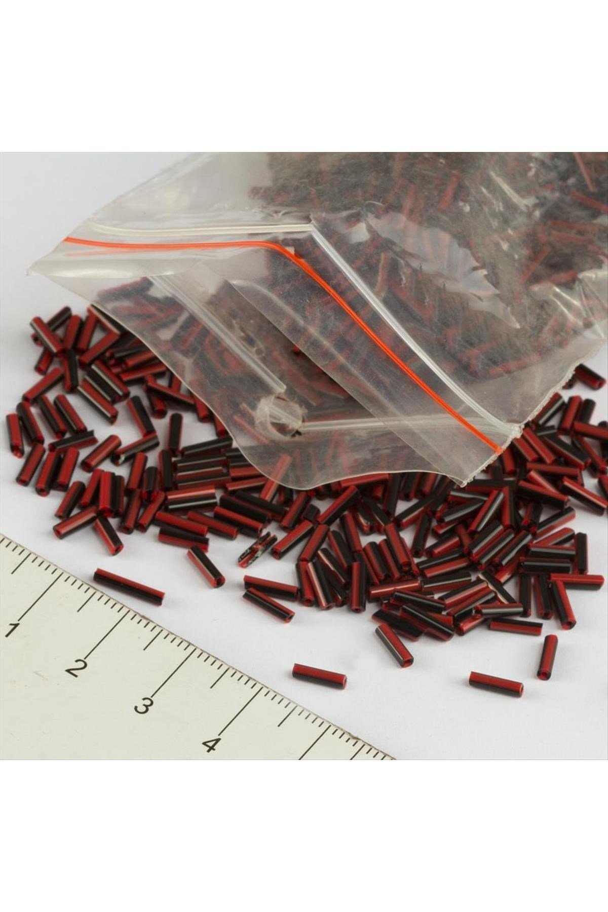 0,2*0,8 mm Silindir Figürlü Kum Boncuk 80 Gram