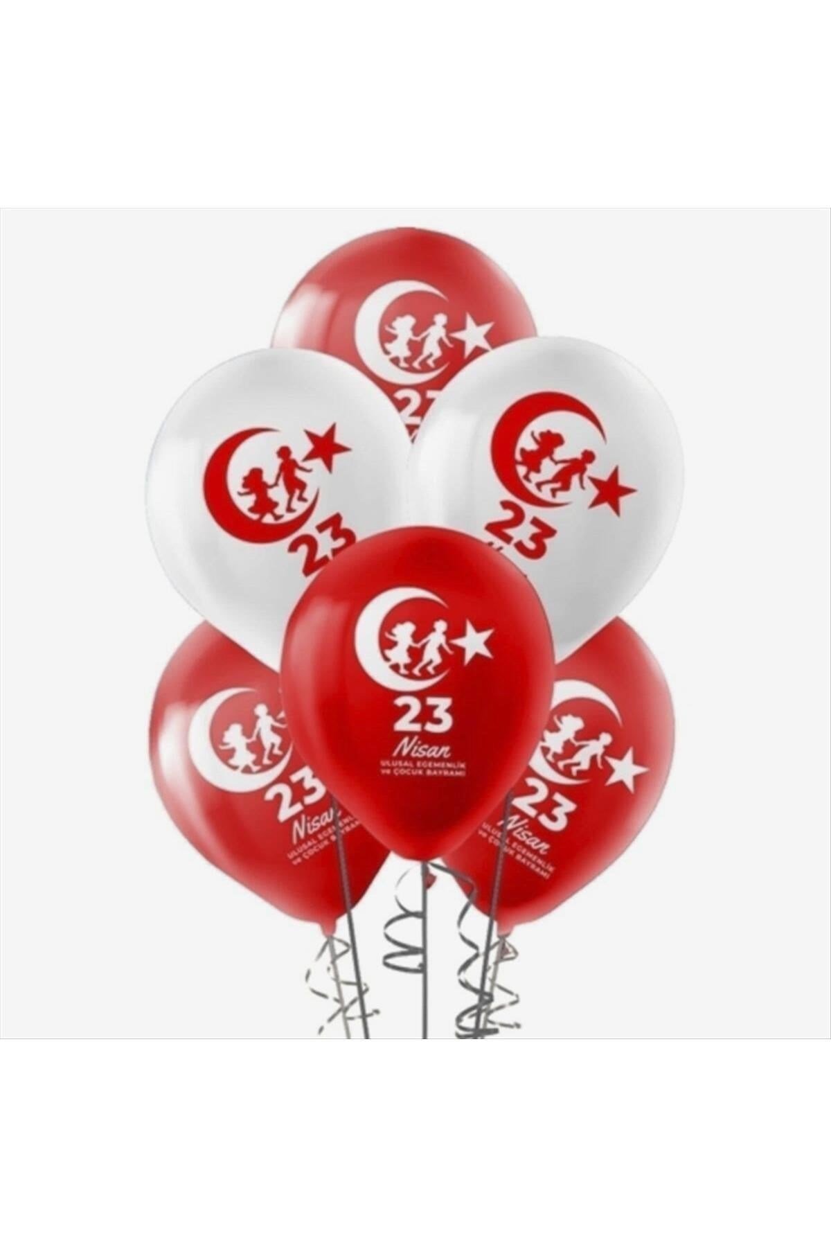 100 Adet 23 Nisan Baskılı Balon