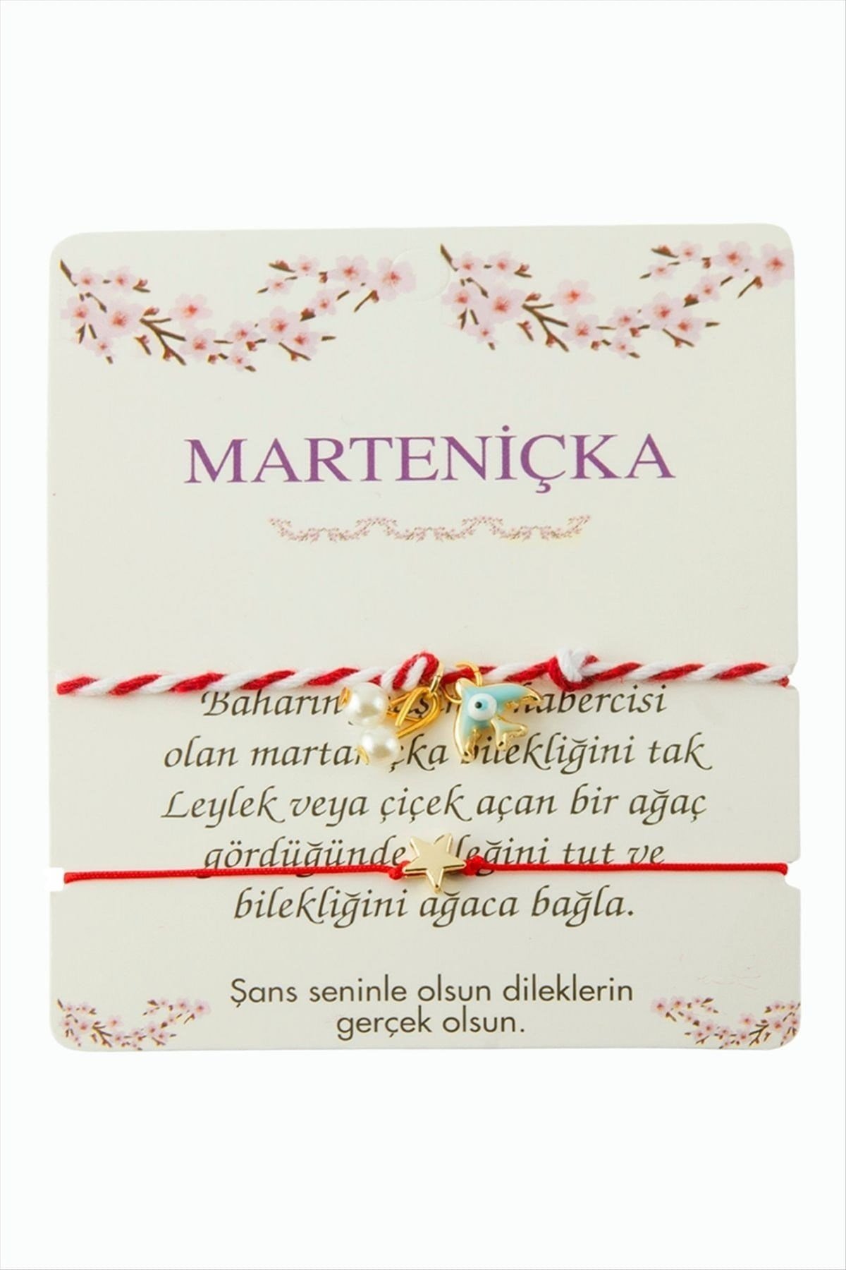 2 Adet Kırlangıç Yıldız İnci Marteniçka Bileklik