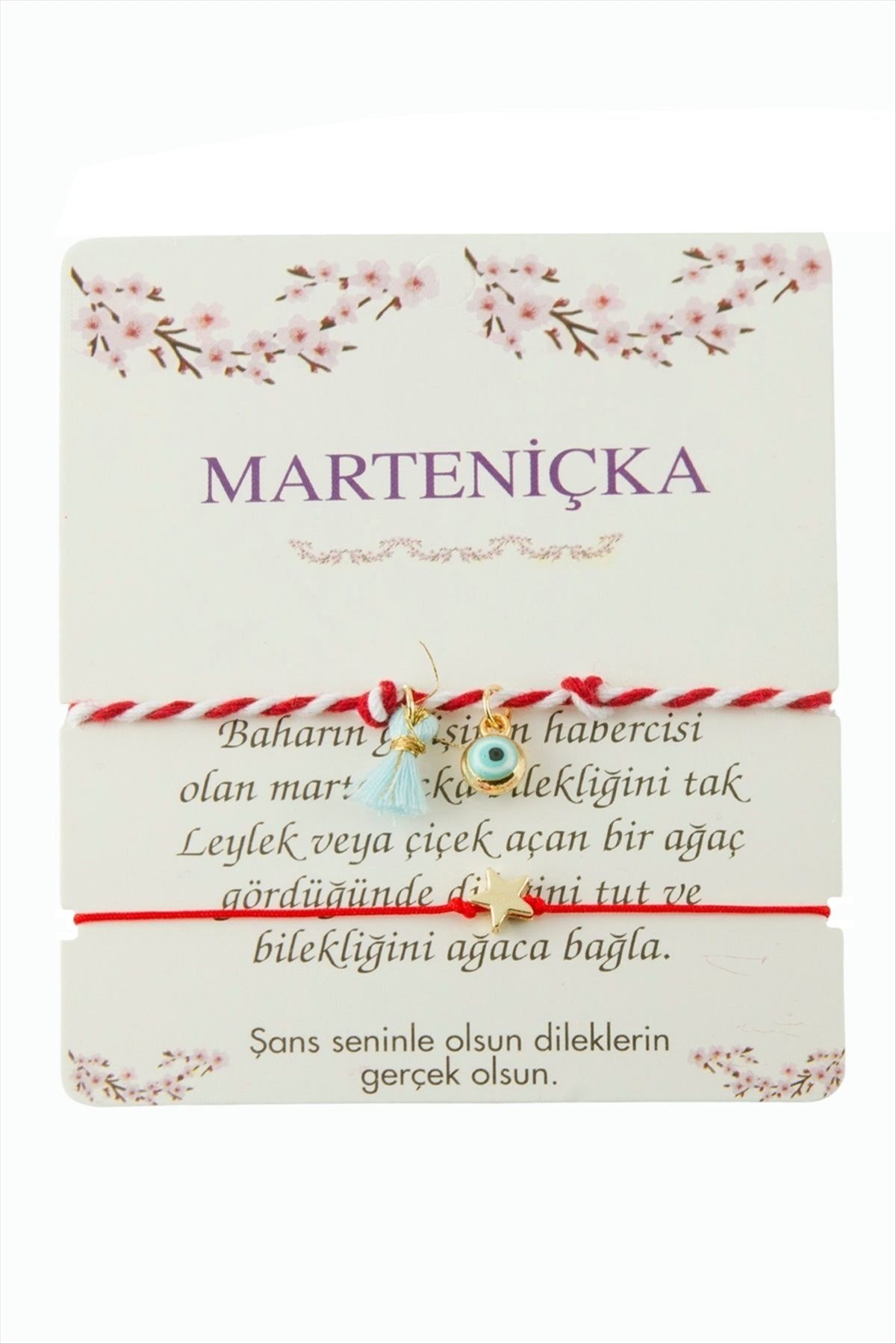 2 Adet Nazar Yıldız Marteniçka Bileklik