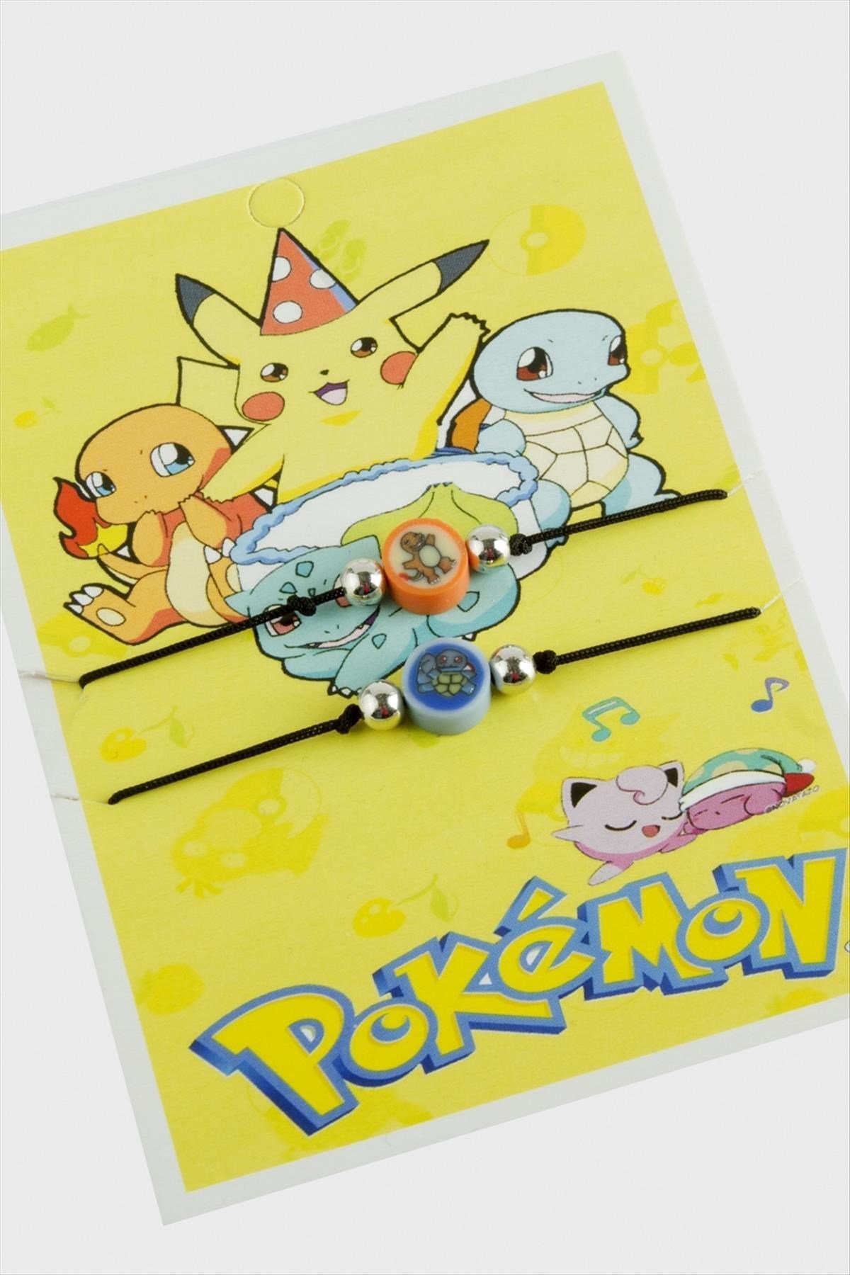 2 Adet Pokemn Karakteri İp Bileklik