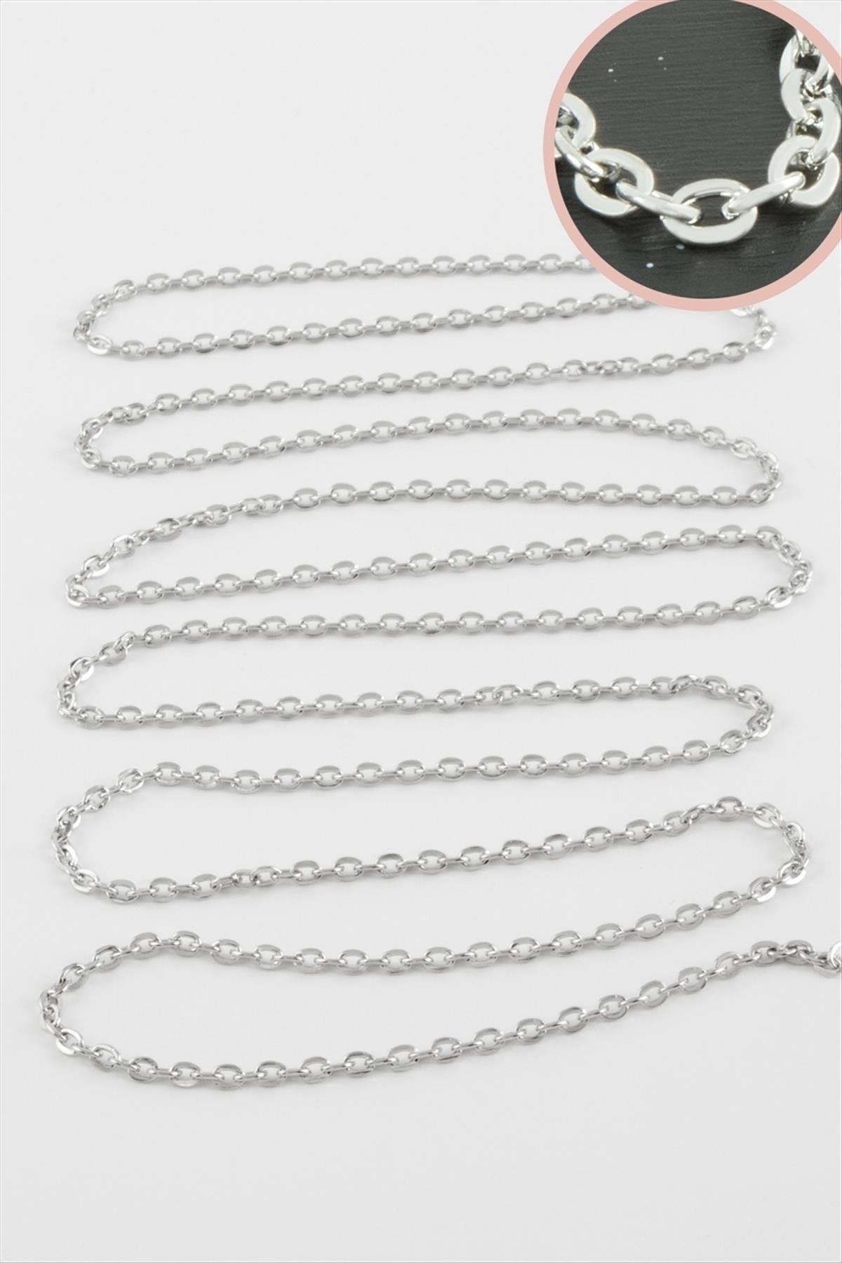 3 mm Ters Düz Zincir 1 metre
