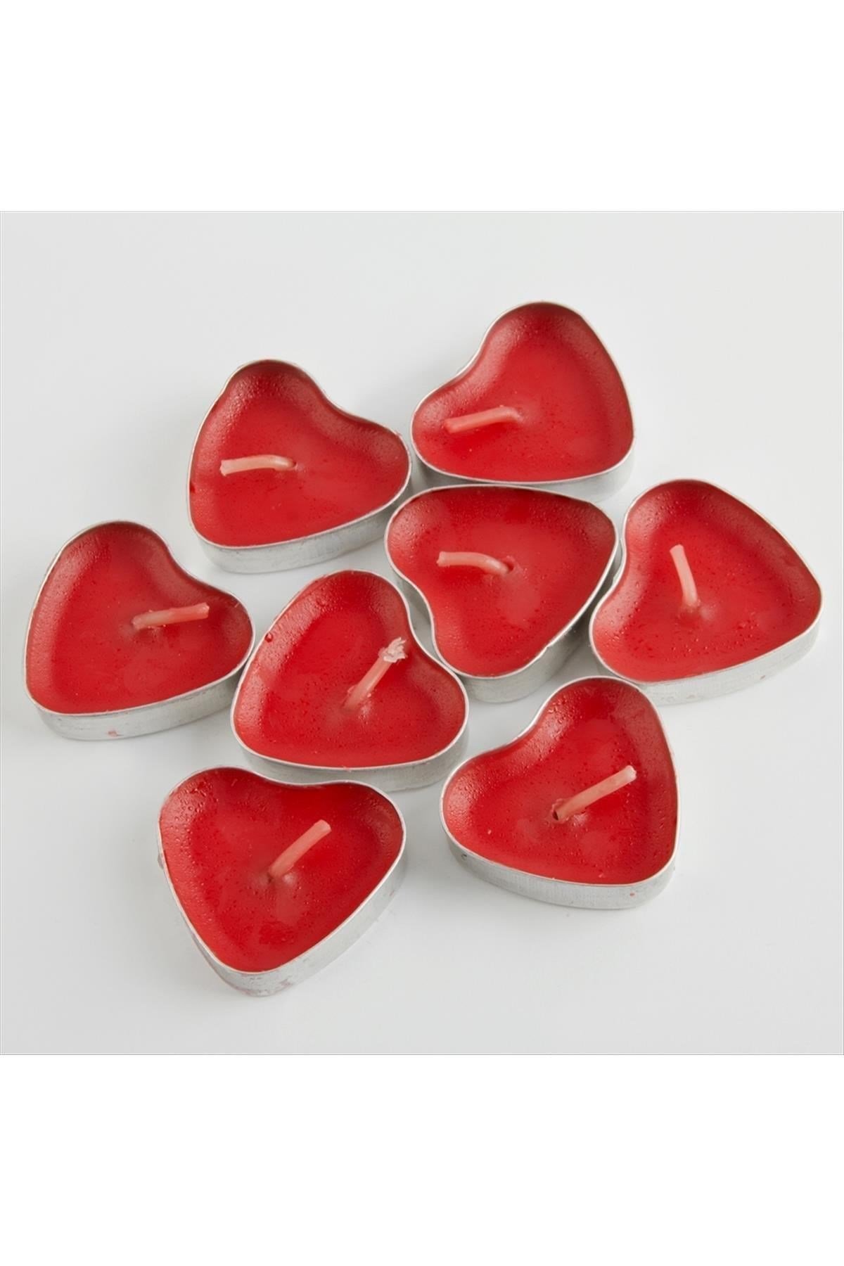 8 Adet KalpTealight Mum