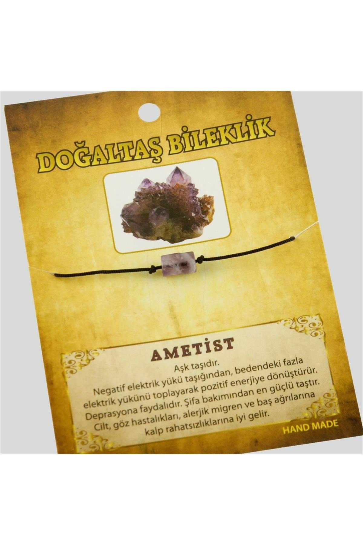 Ametist Doğaltaş Bileklik