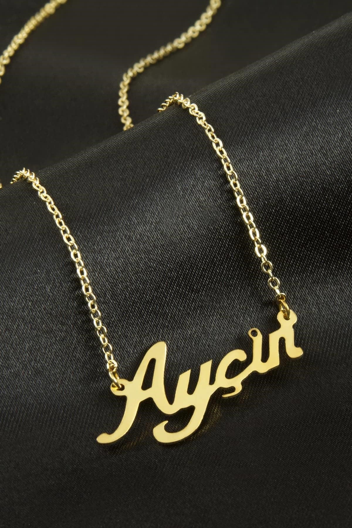 Ayçin İsimli Kolye (Kişiye Özel)