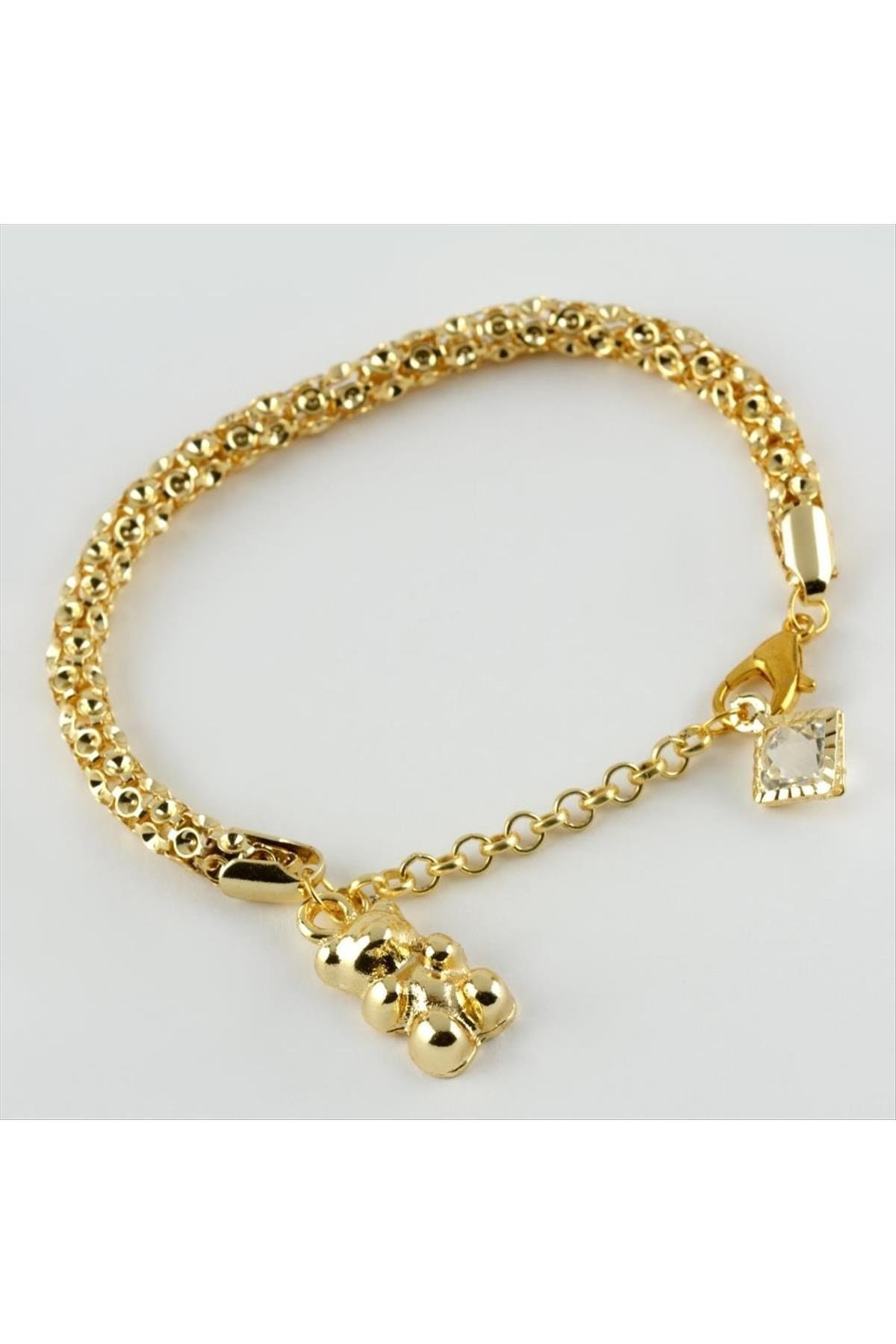 Ayıcık Figürlü Zincir Bileklik