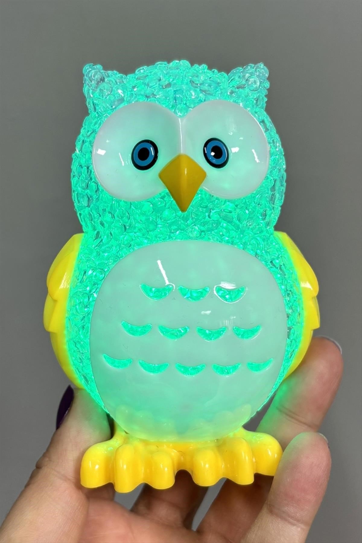 Baykuş Işıklı Biblo 11 cm