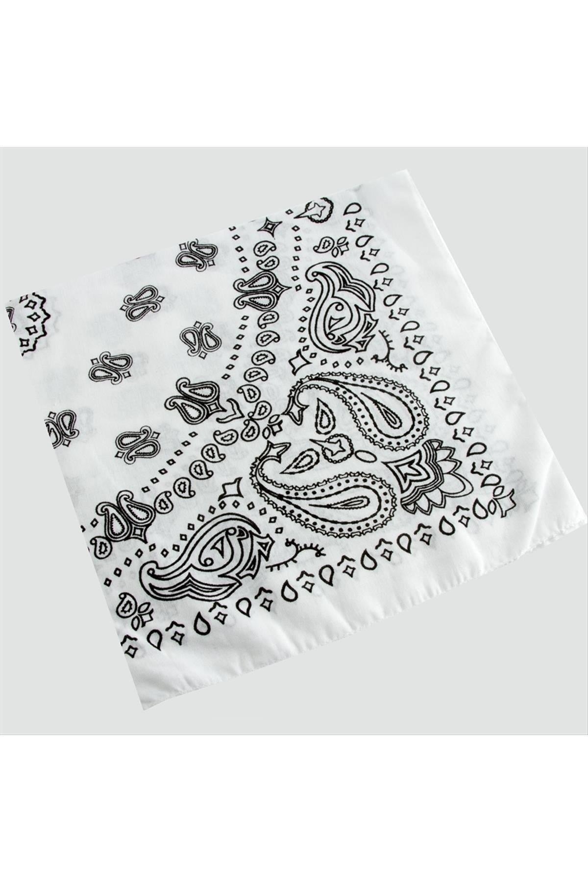 Çiçek Desenli Bandana 50*50