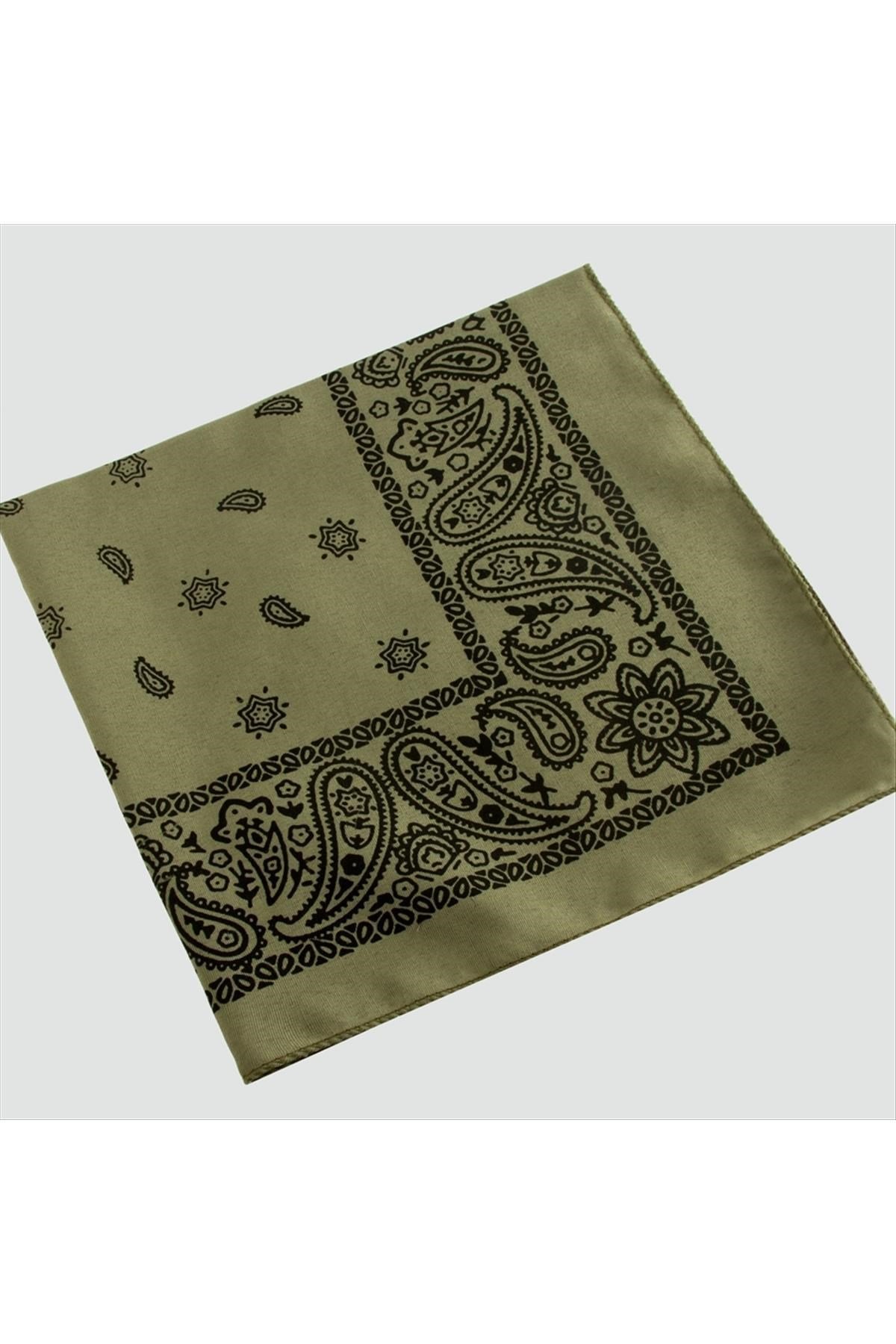Çiçek Desenli Bandana 50*50
