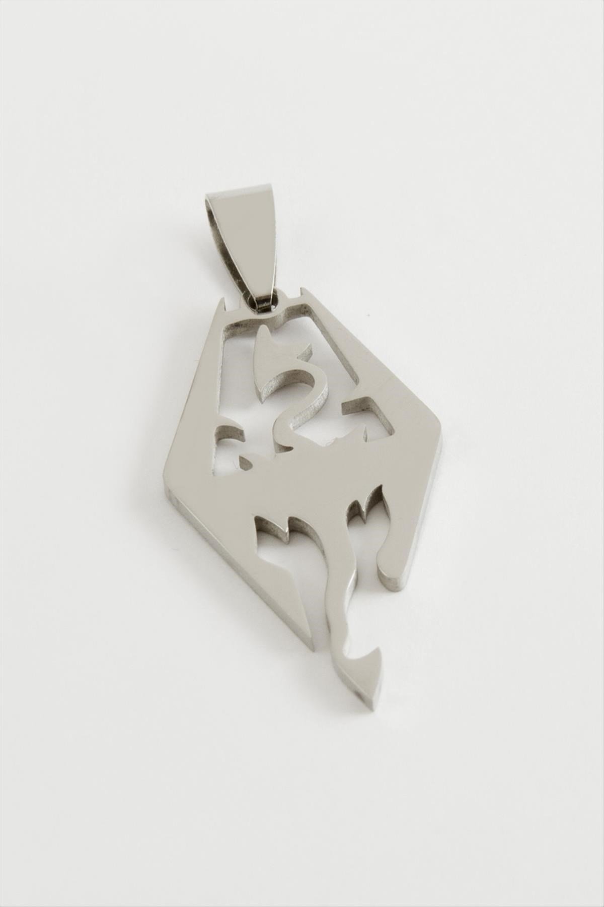 Ejderha Çelik Kolye Ucu 3,5 cm