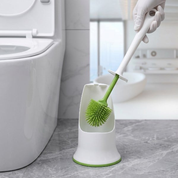 Ergonomik Silikon Tuvalet Fırçası