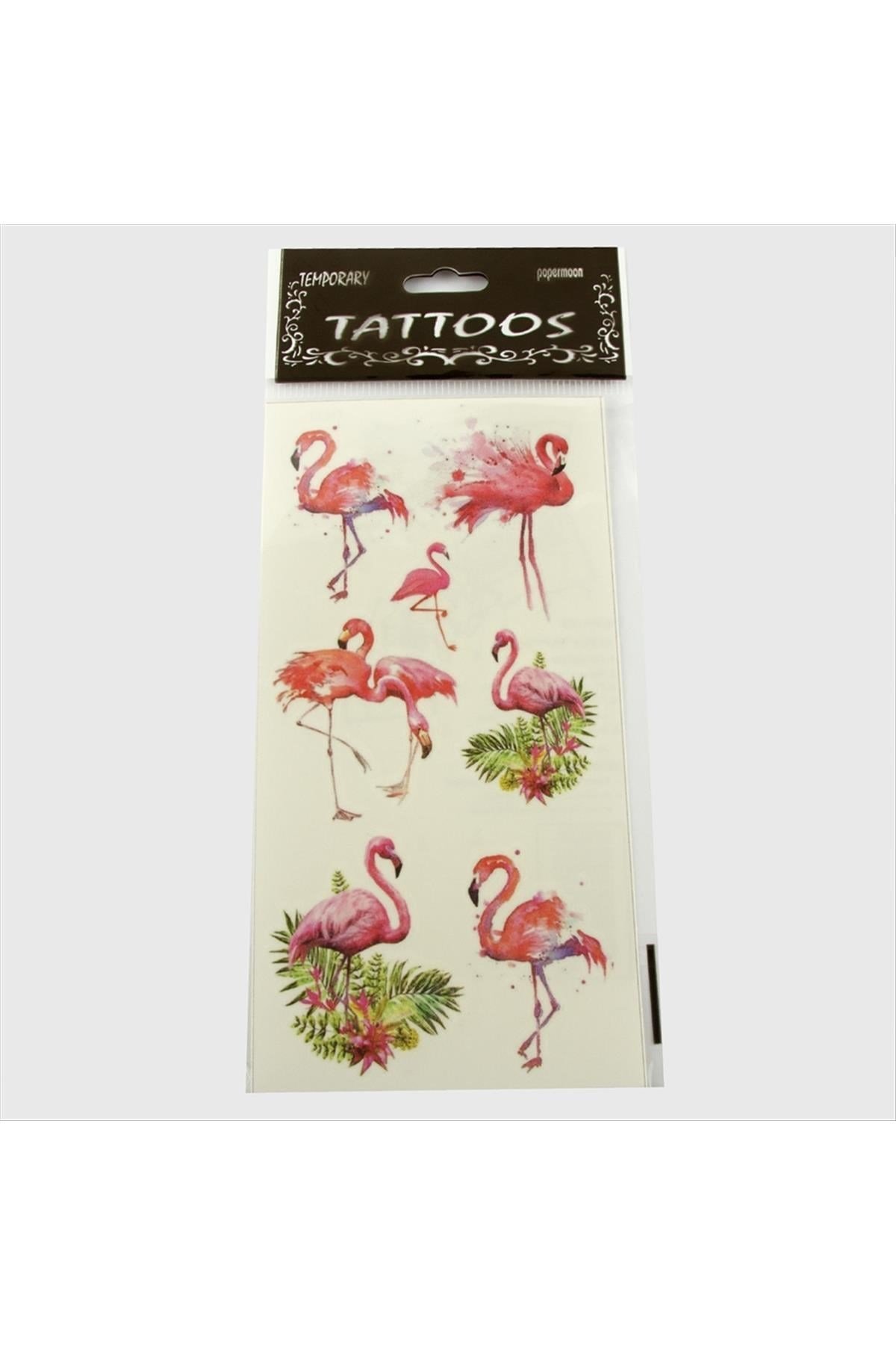 Flamingo Tattoo Dövme Sticker