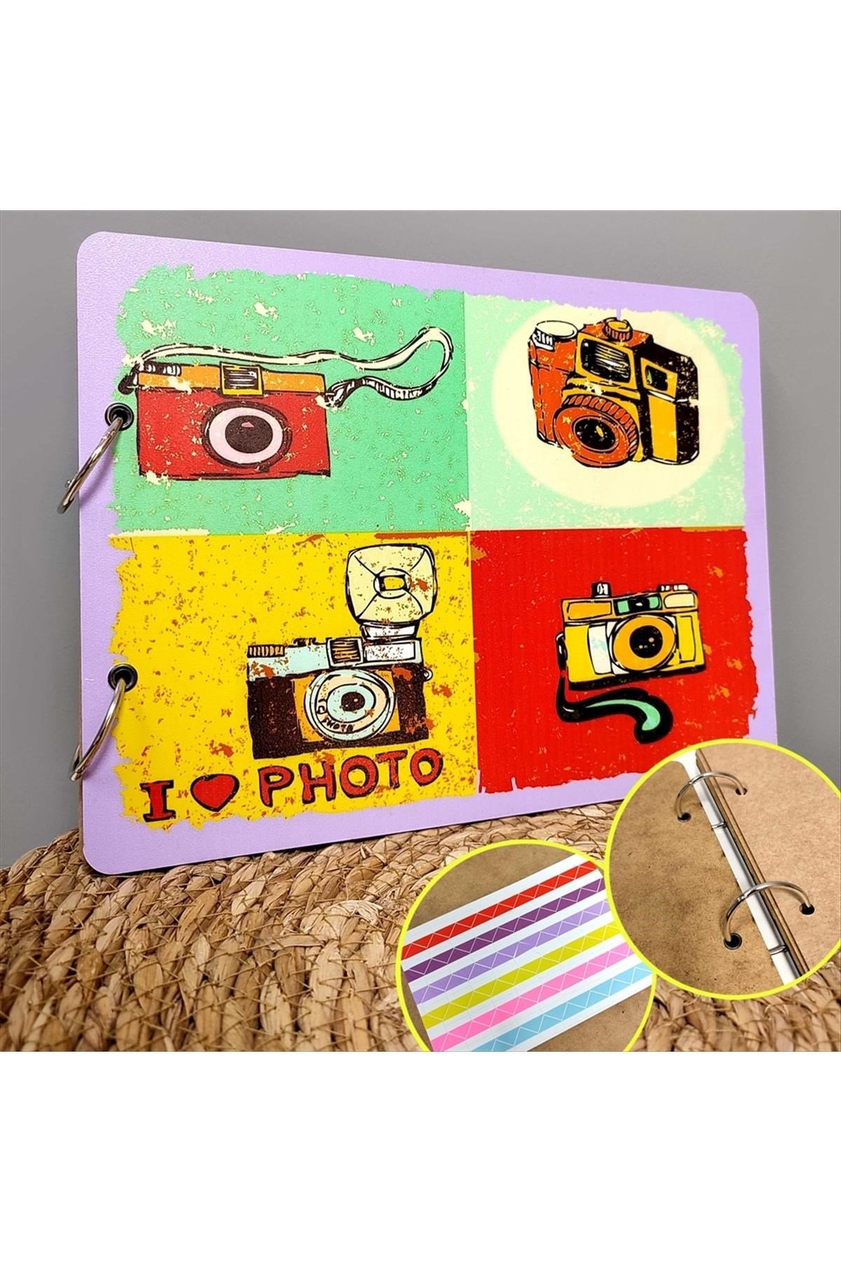 Fotograf Makinası Özel Tasarım Defter ve Fotoğraf Albümü