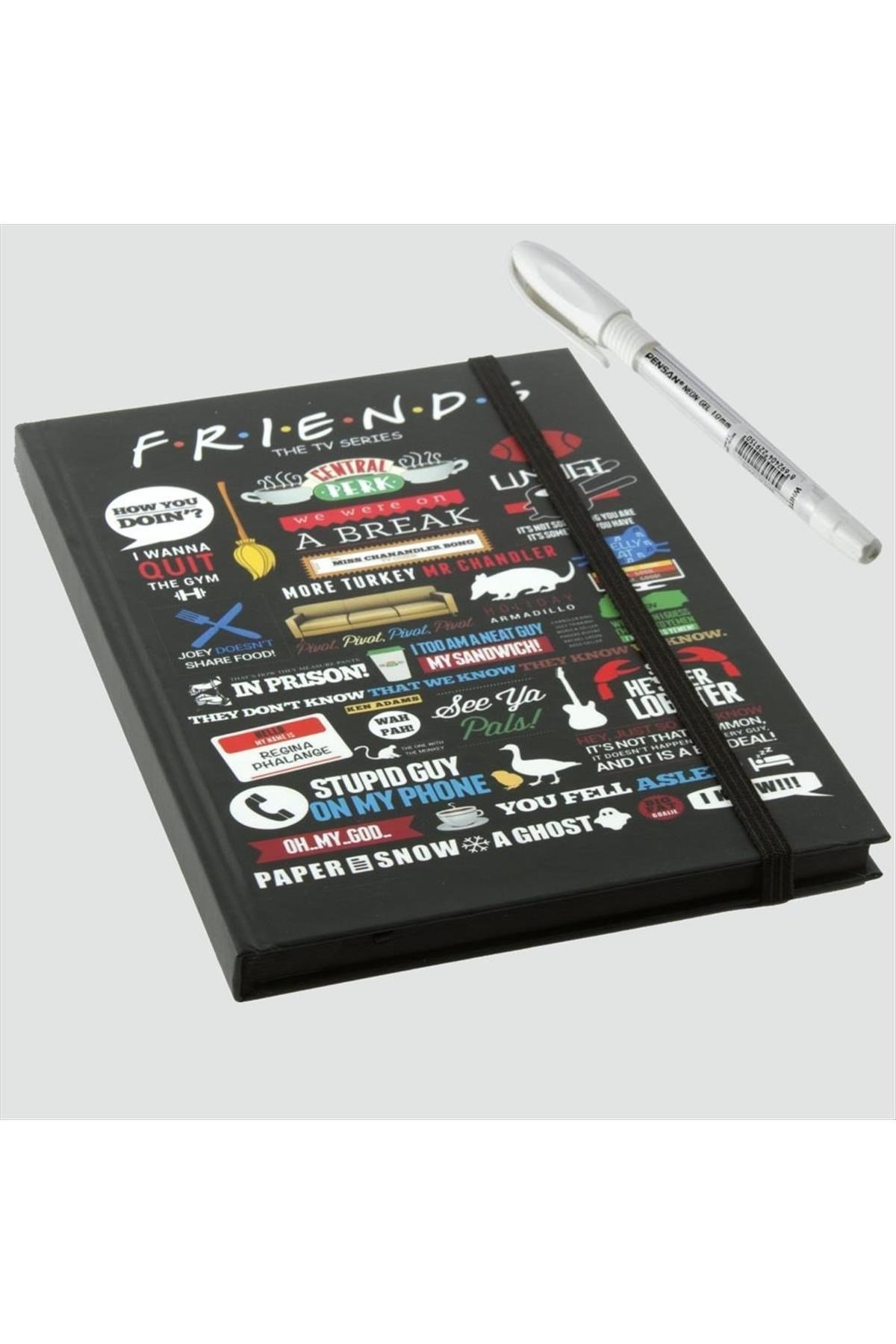 Friends Arkadaş Yazılı Özel Tasarım Defter ve Kalem
