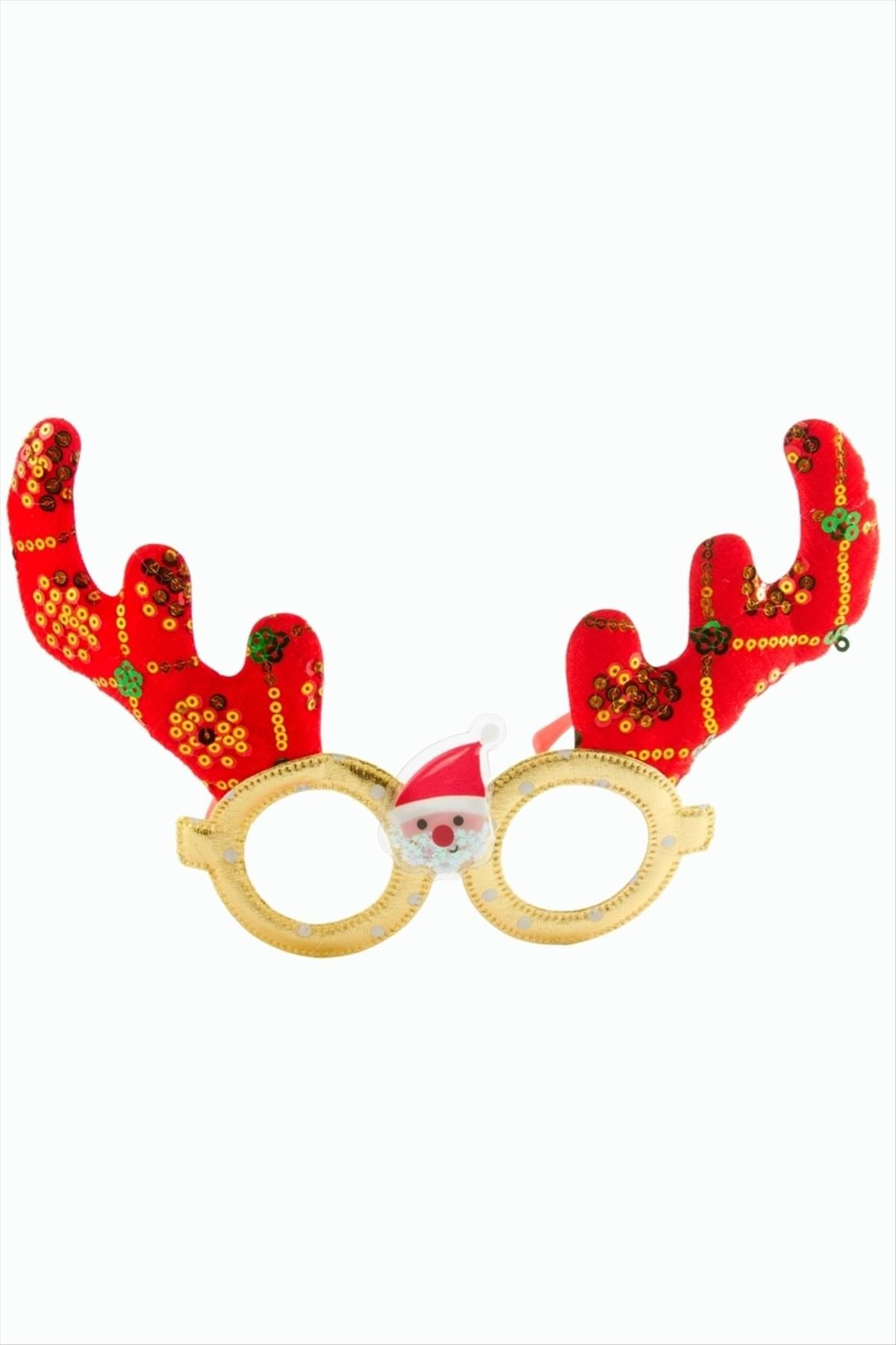 Geyik Noel Baba Yılbaşı Gözlük
