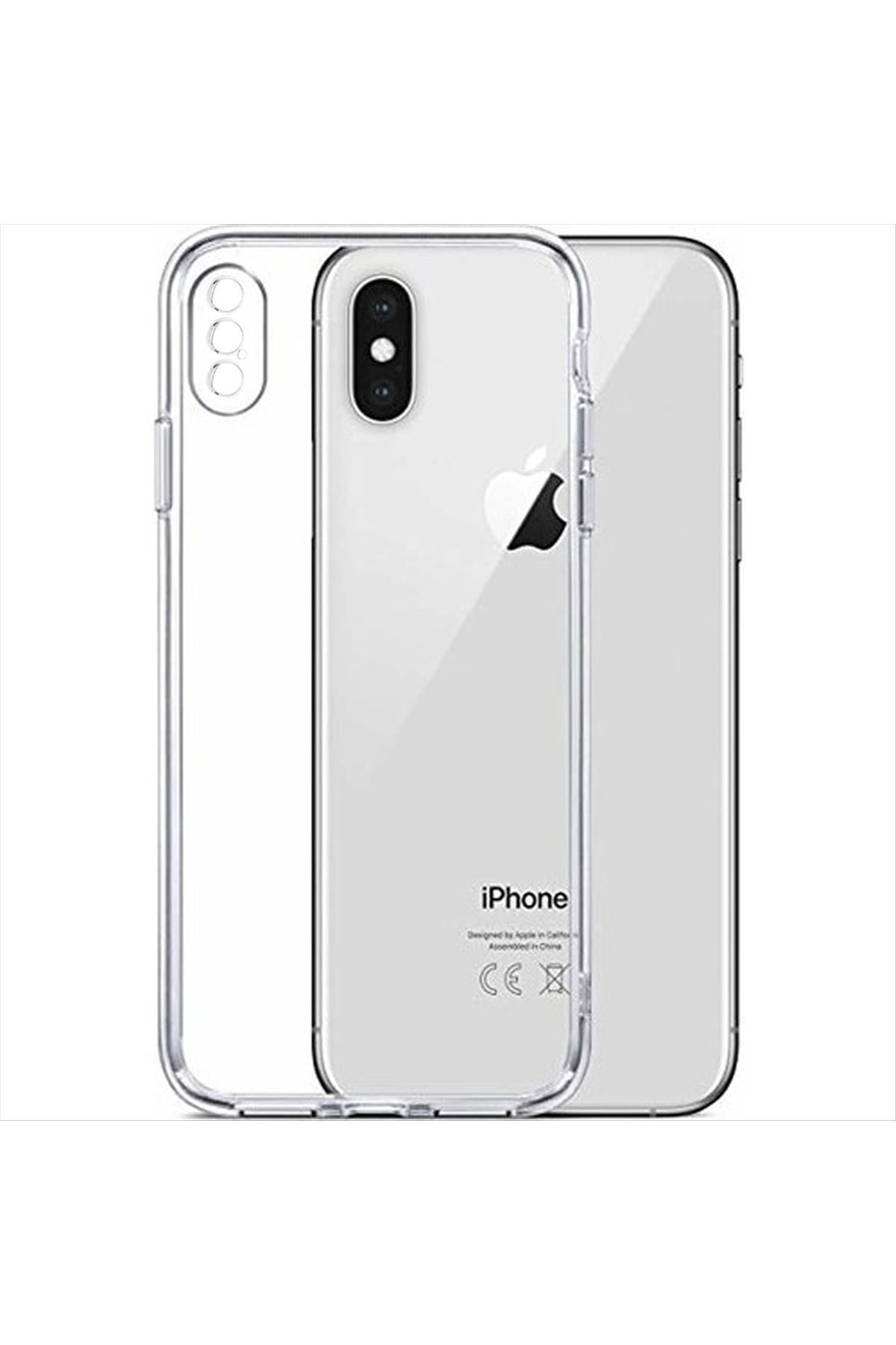 iPhone XS Max Şeffaf Silikon Kılıf