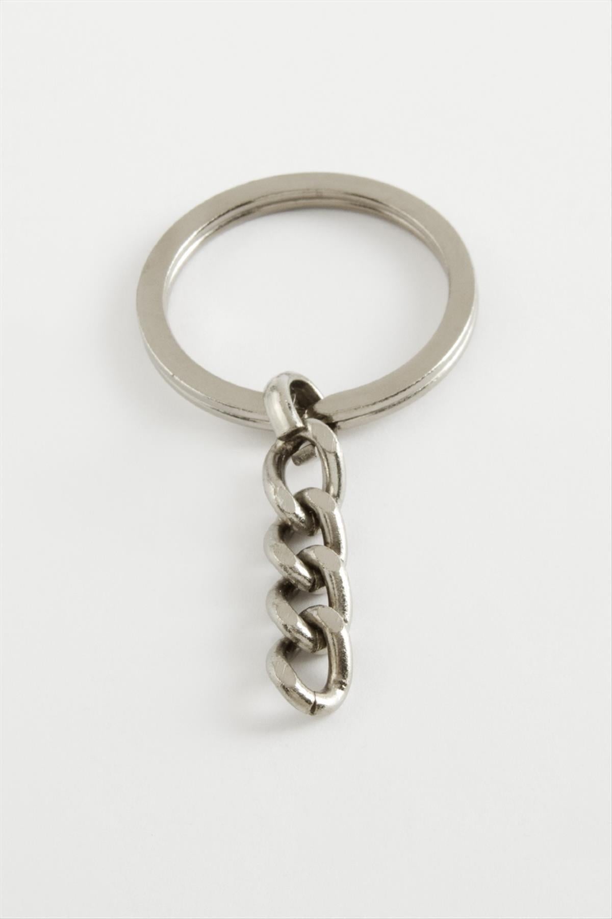 Kalın Metal Anahtarlık Aparatı 3 cm