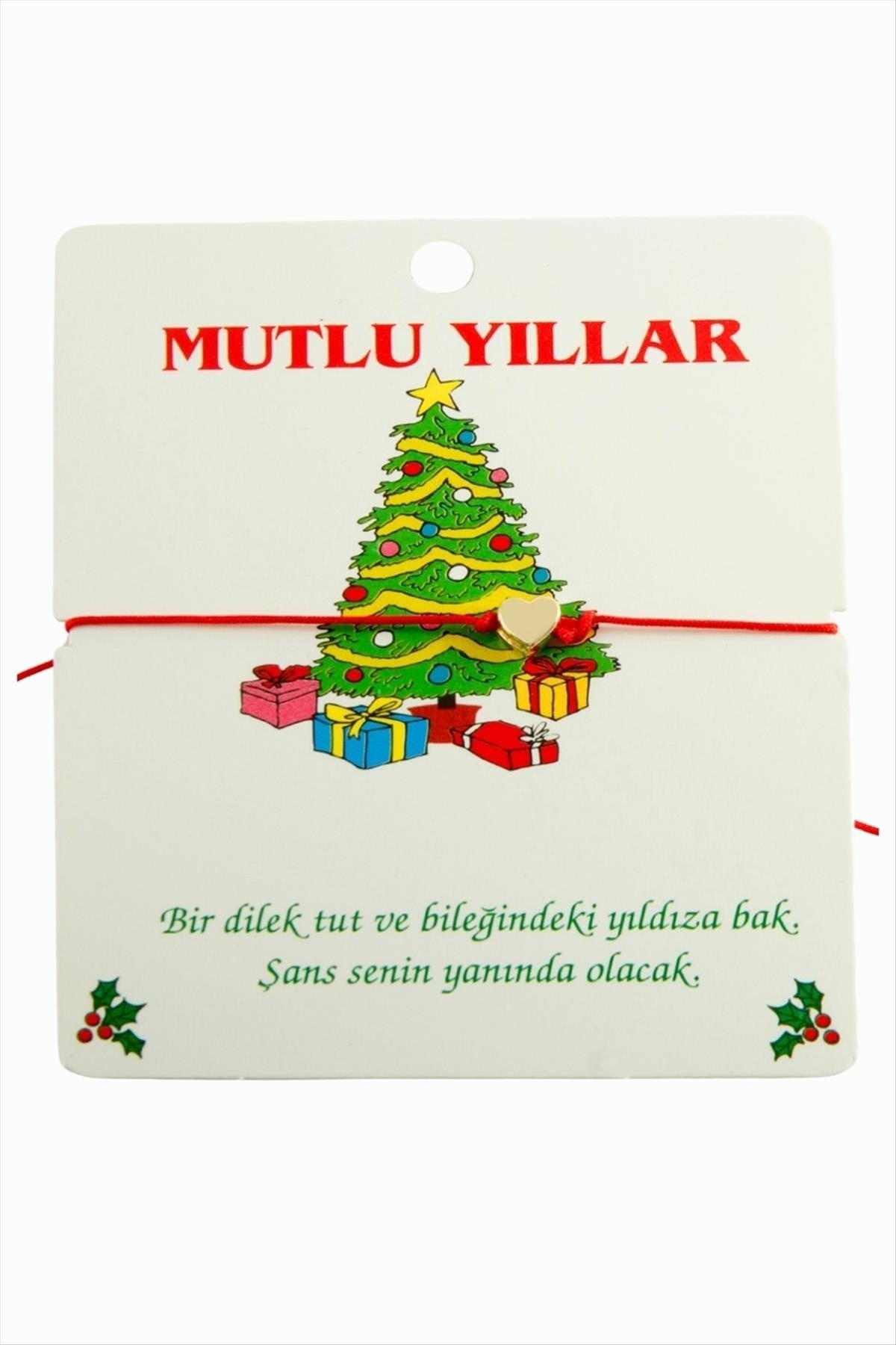 Kalp Yılbaşı Bilekliği