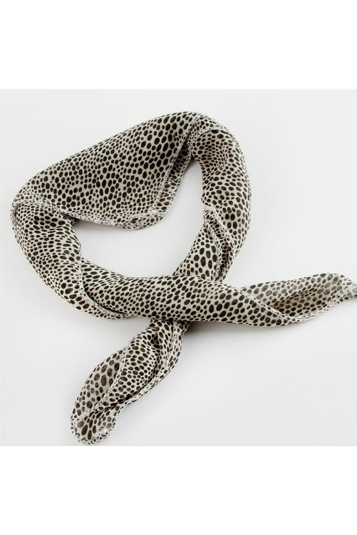 Karışık Desenli Şifon Bandana 45*45