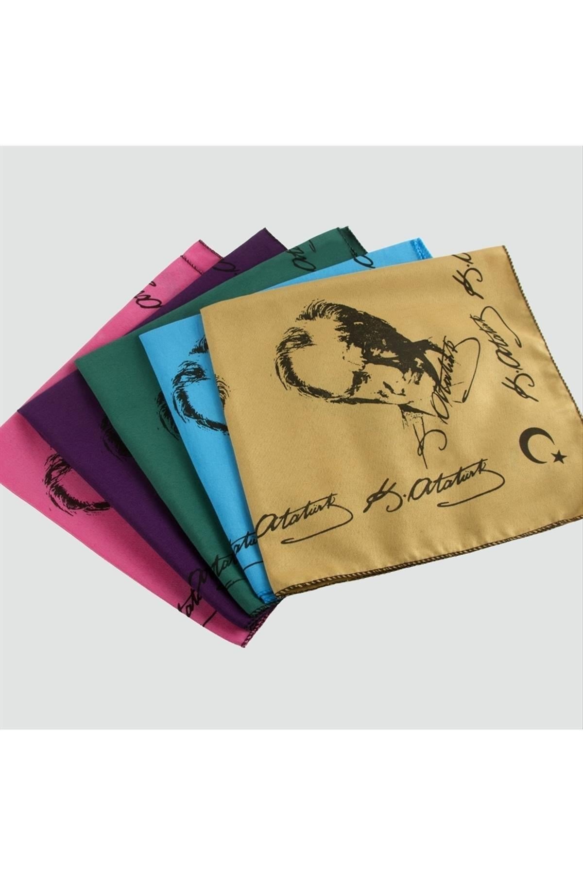 Kemal Atatürk Desenli Bandana 50*50