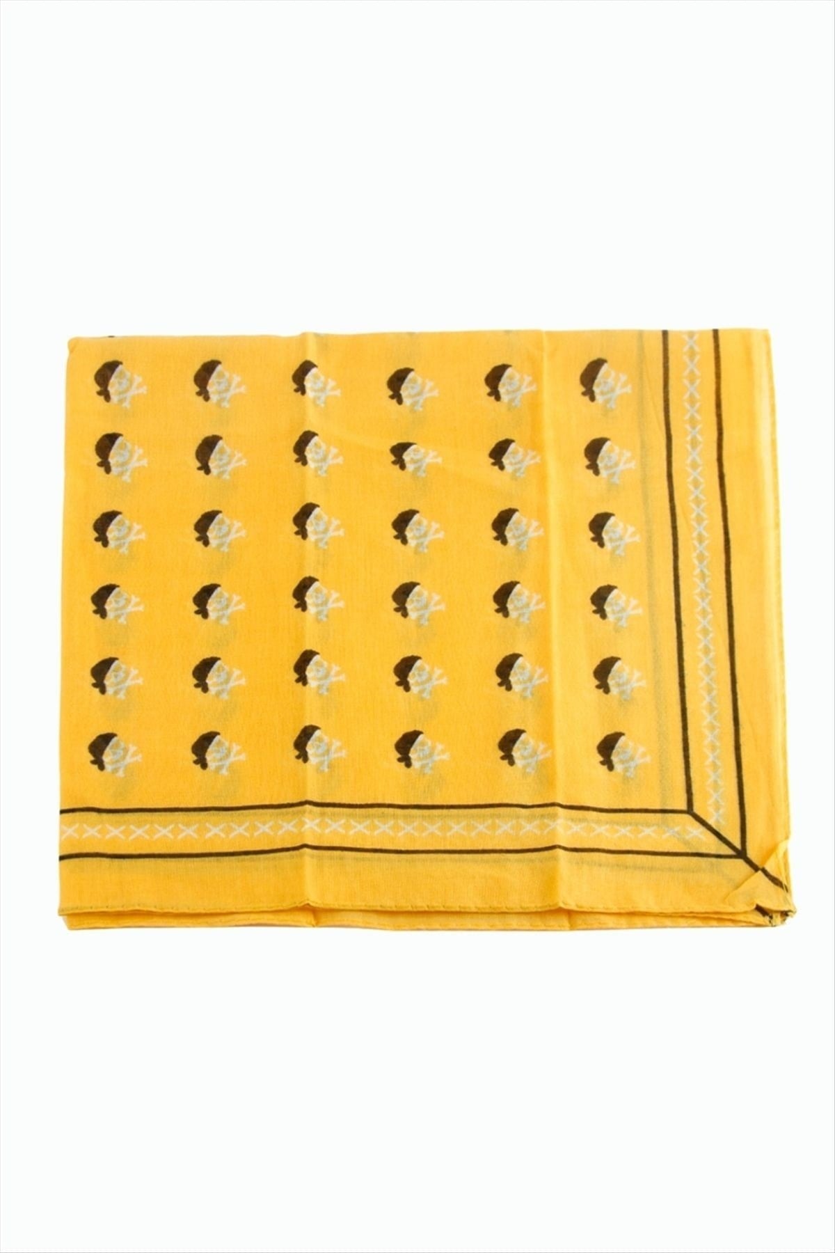 Kuru Kafa Desenli Bandana 50*50
