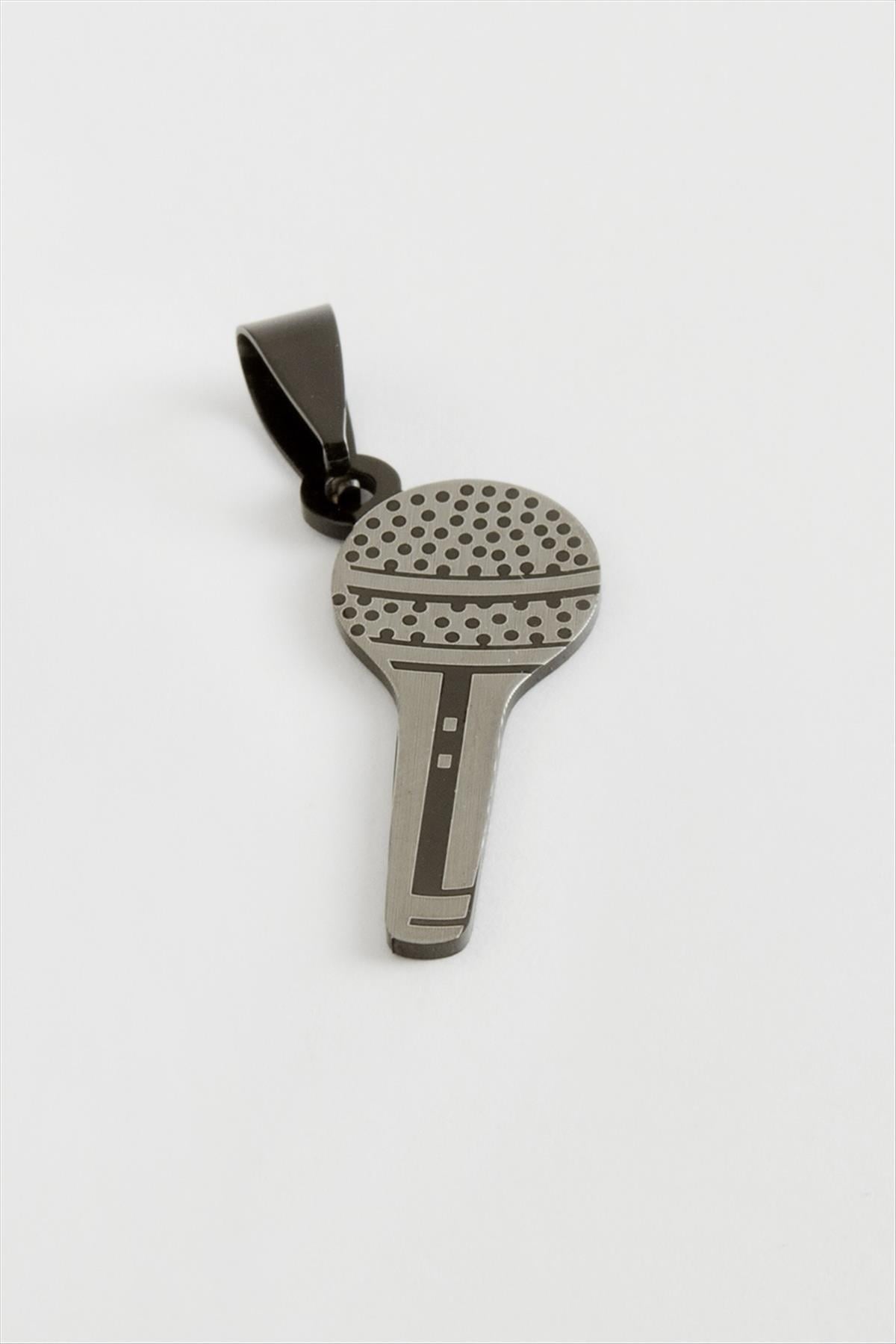 Mikrofon Çelik Kolye Ucu 2,5 cm
