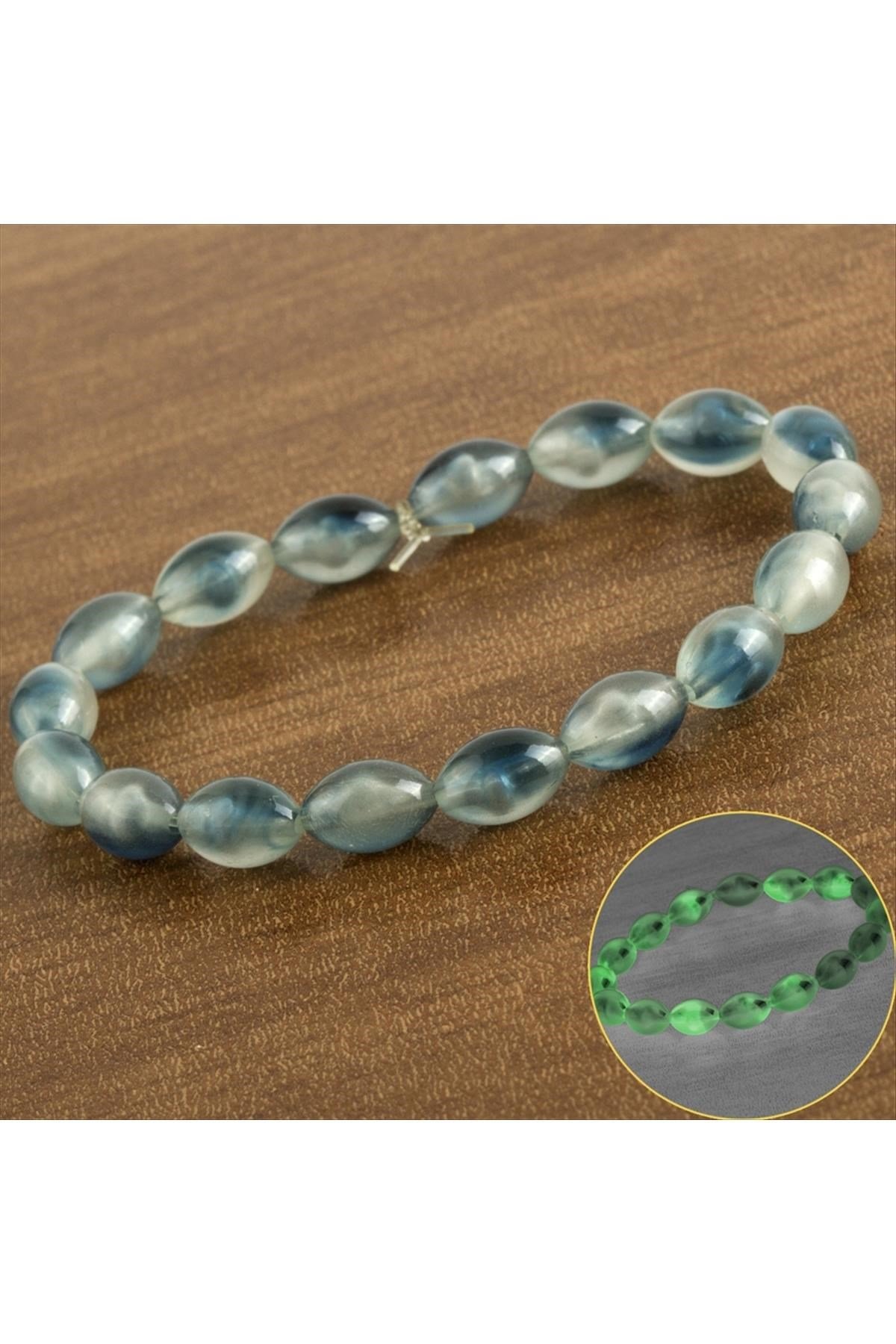 Mısır Kesim Fosforlu Tesbih 8*10mm