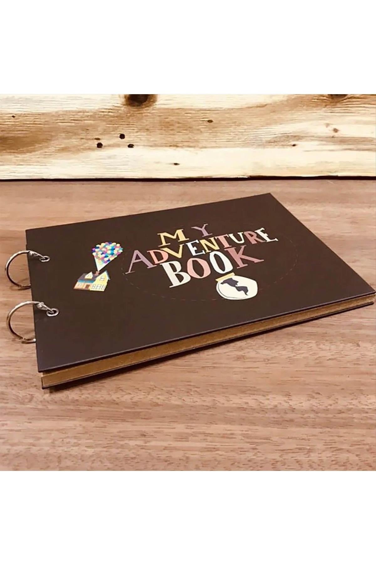 My Adventure Book (Macera Kitabı) Özel Tasarım Defter ve Fotoğraf Albümü