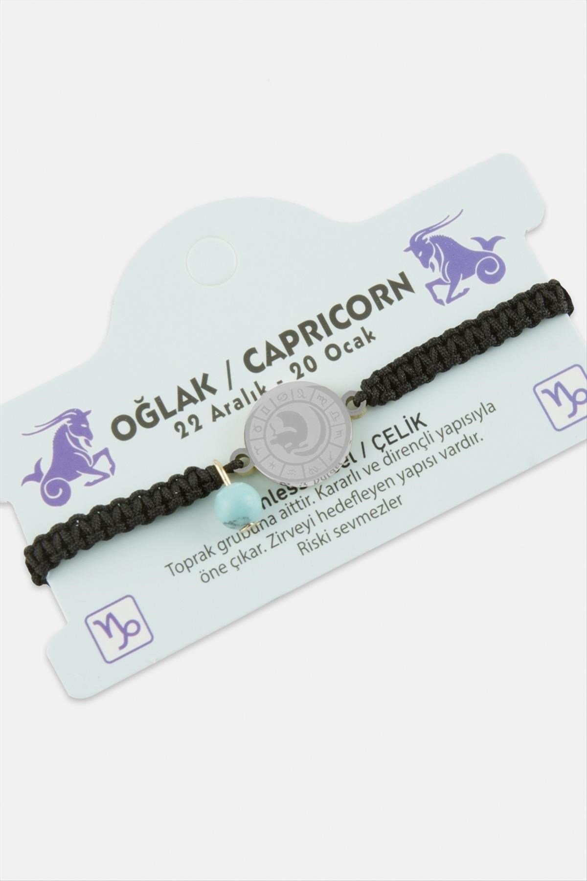 Oğlak Burcu Çelik Bileklik