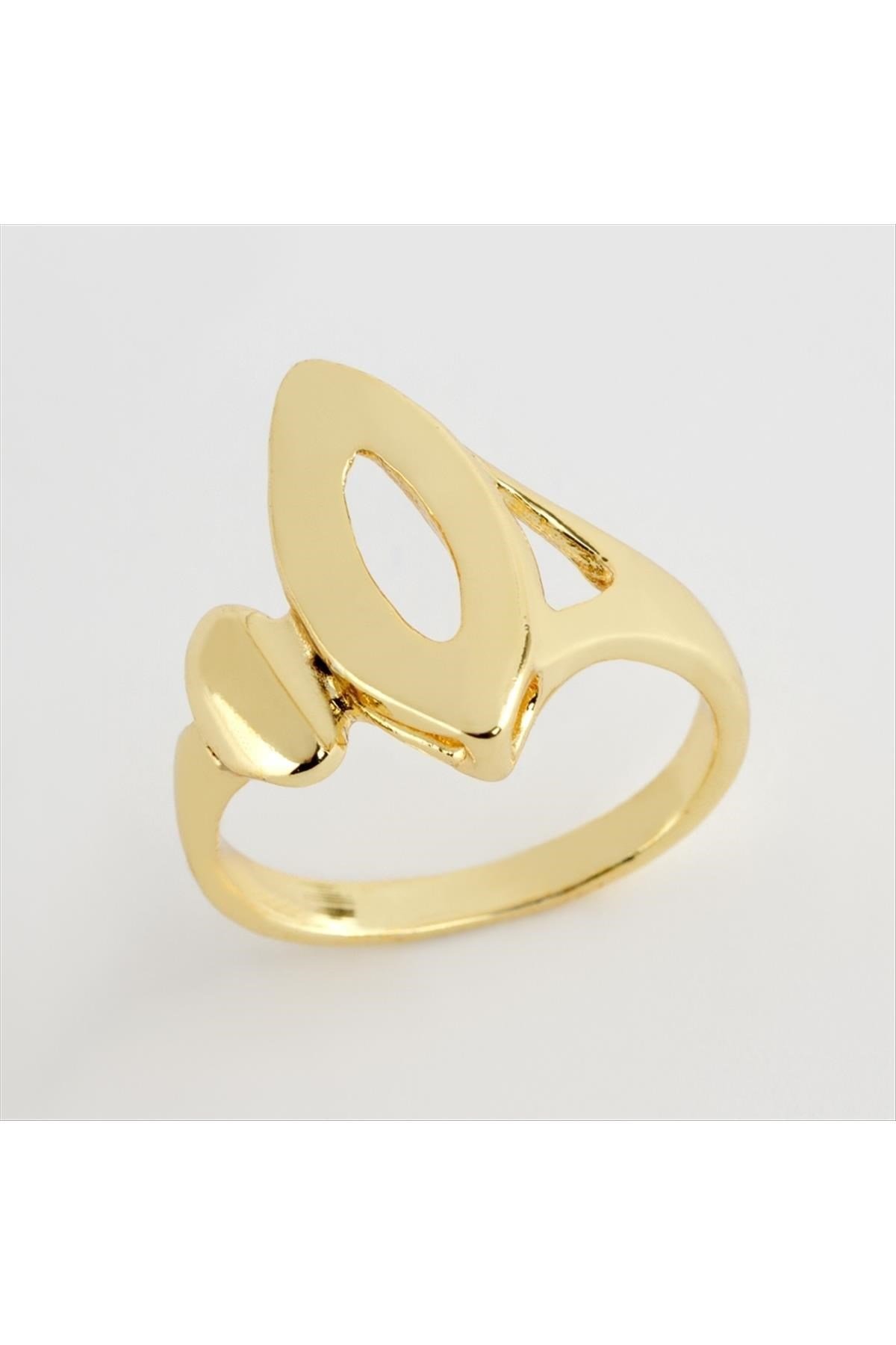 Oval Figürlü Metal Yüzük