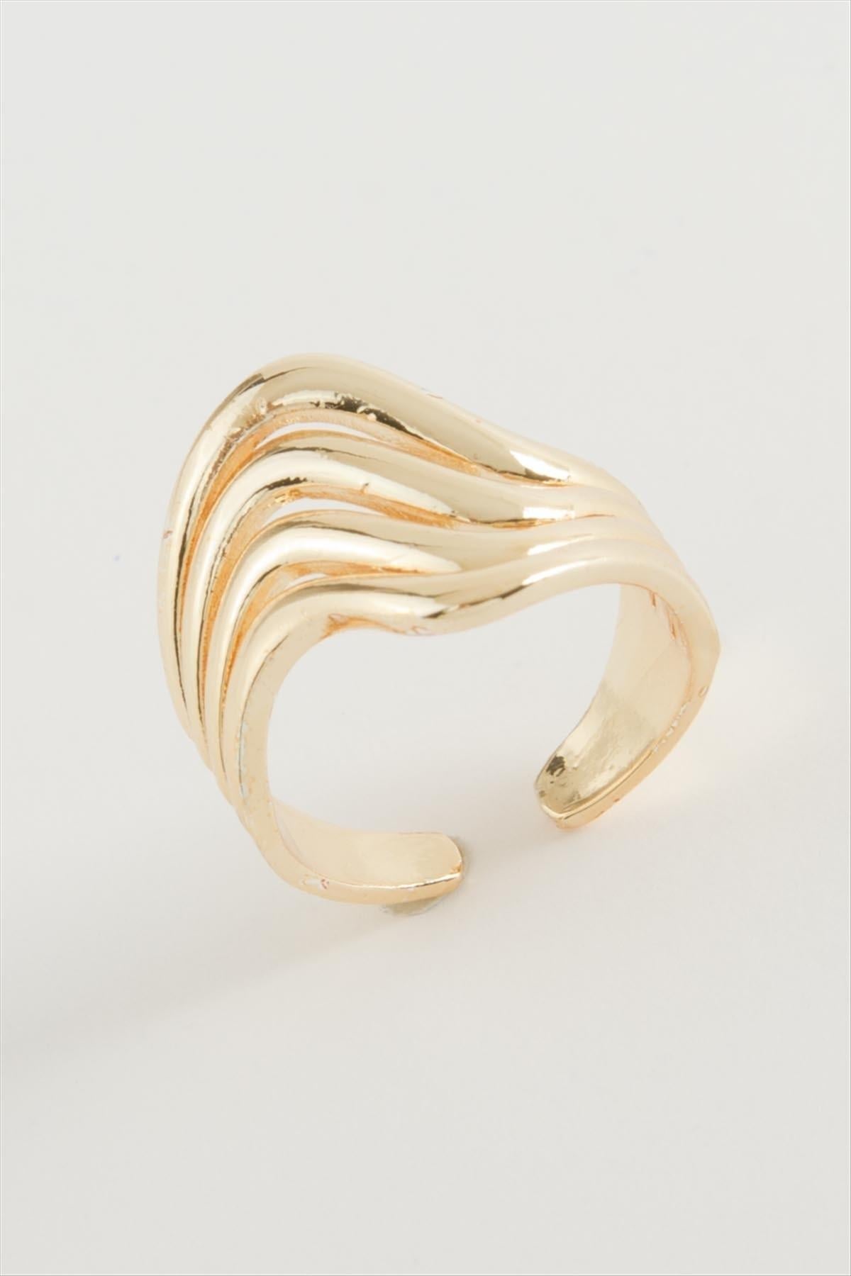 Oval Metal Yüzük