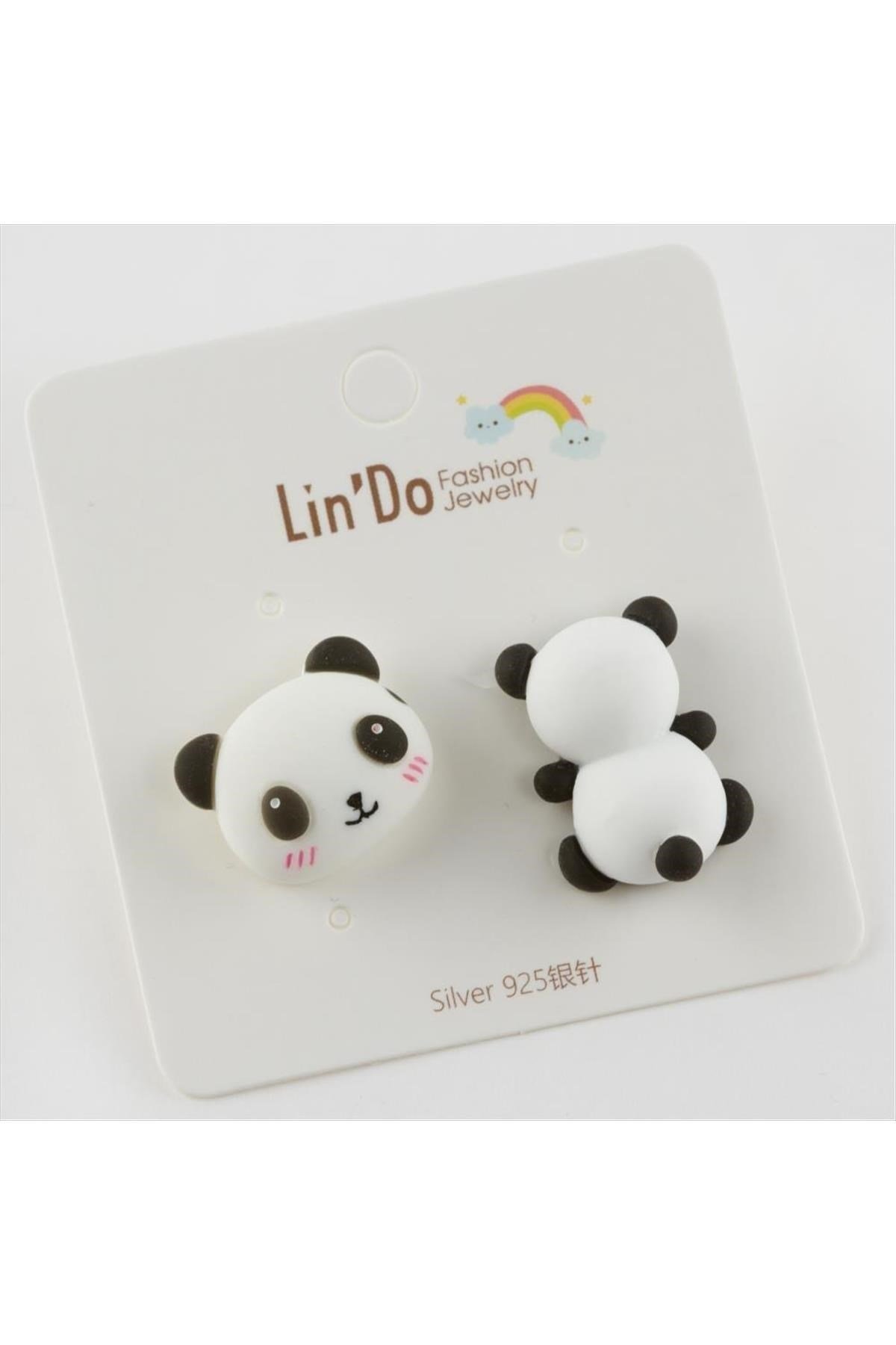 Panda Figürlü Lüx Küpe