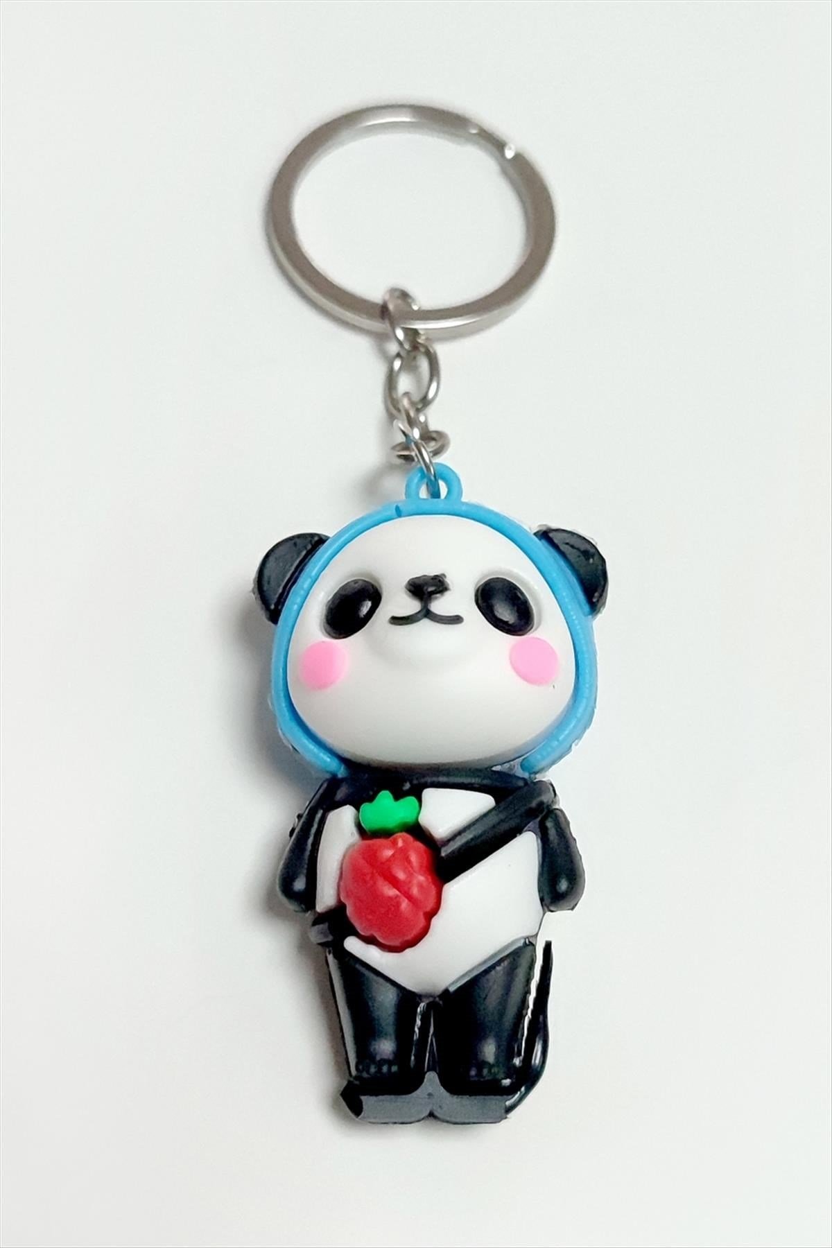 Panda Silikon Anahtarlık