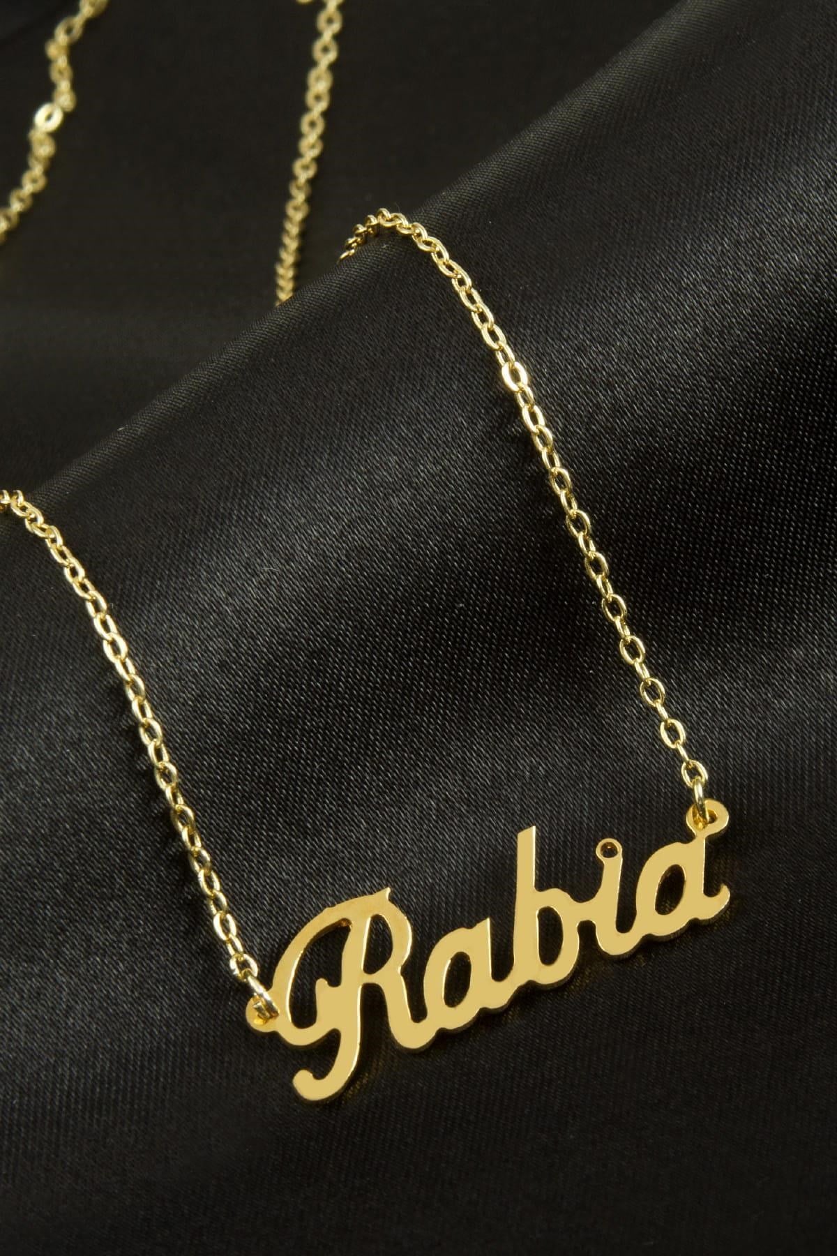 Rabia isimli kolye (Kişiye Özel)
