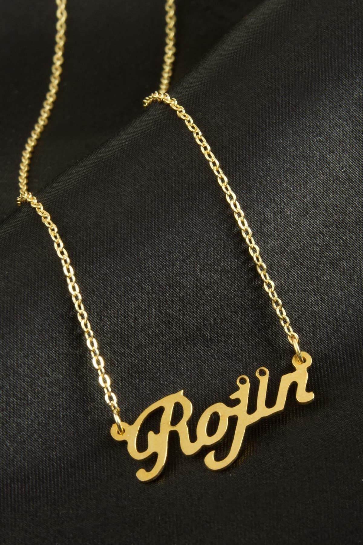 Rojin İsimli Kolye (Kişiye Özel)