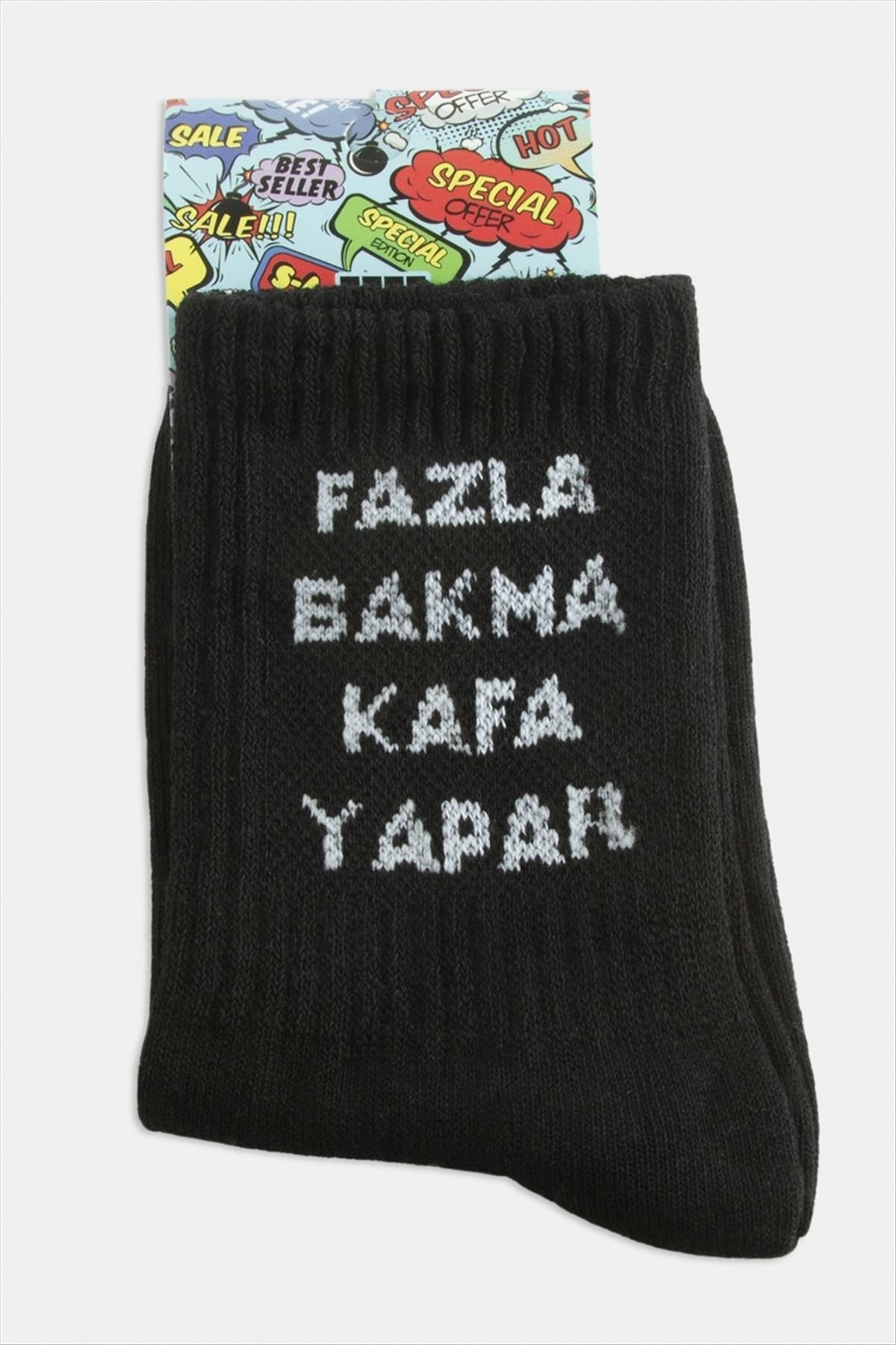 Siyah Renkli Kolej Çorap 8*28