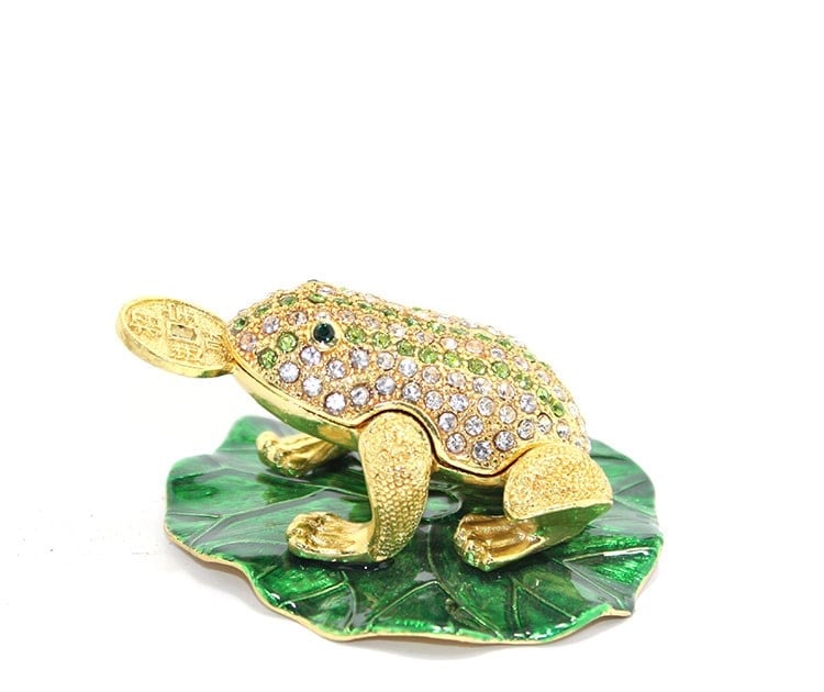 Swarovski Taşlı Tekli Kurbağa Model 2